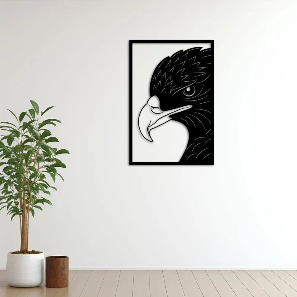 Kartal Pençesi Metal Duvar Dekoru Laser Artique