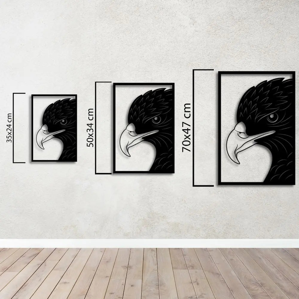 Kartal Pençesi Metal Duvar Dekoru Laser Artique