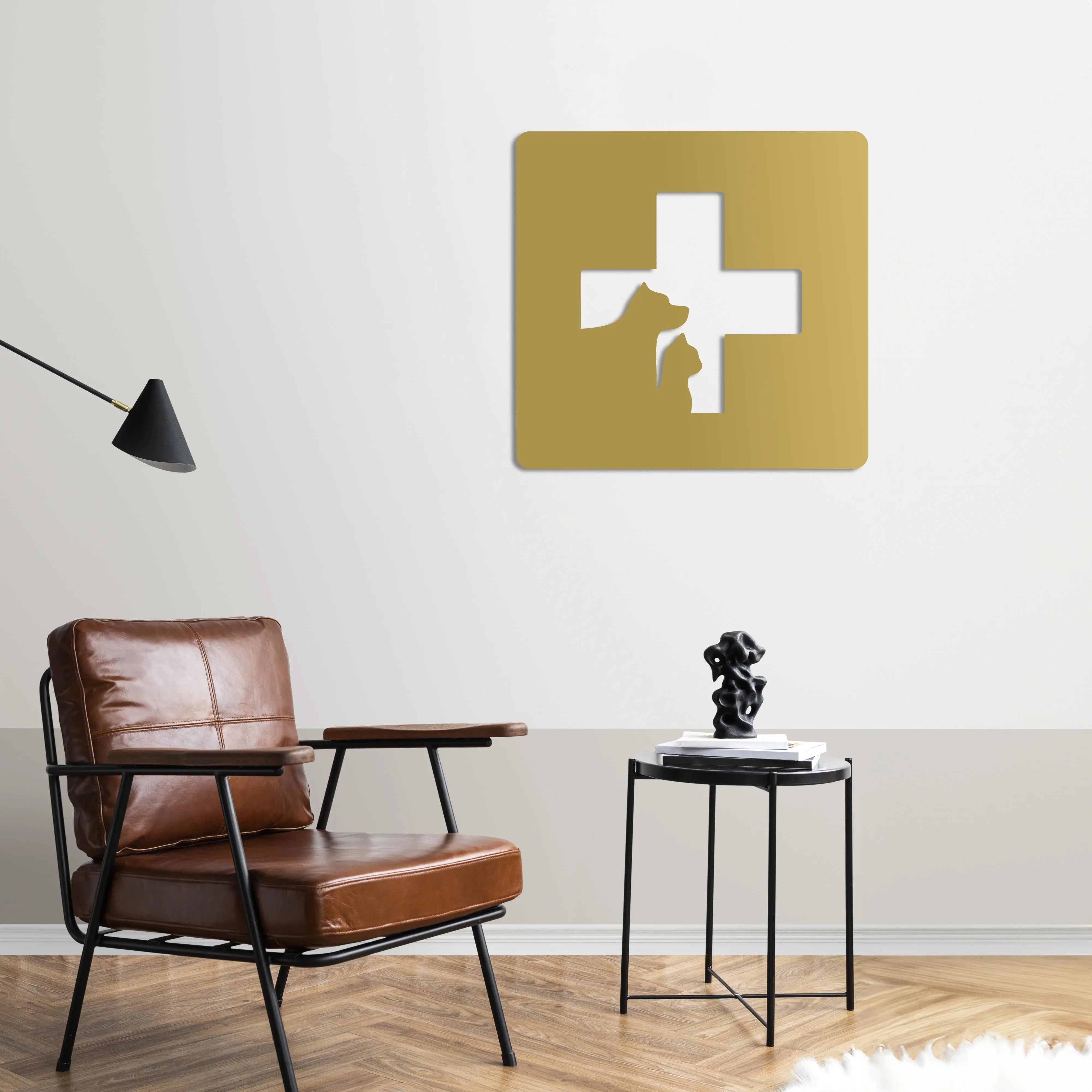 Sadakat ve Merhamet Metal Duvar Dekoru Laser Artique