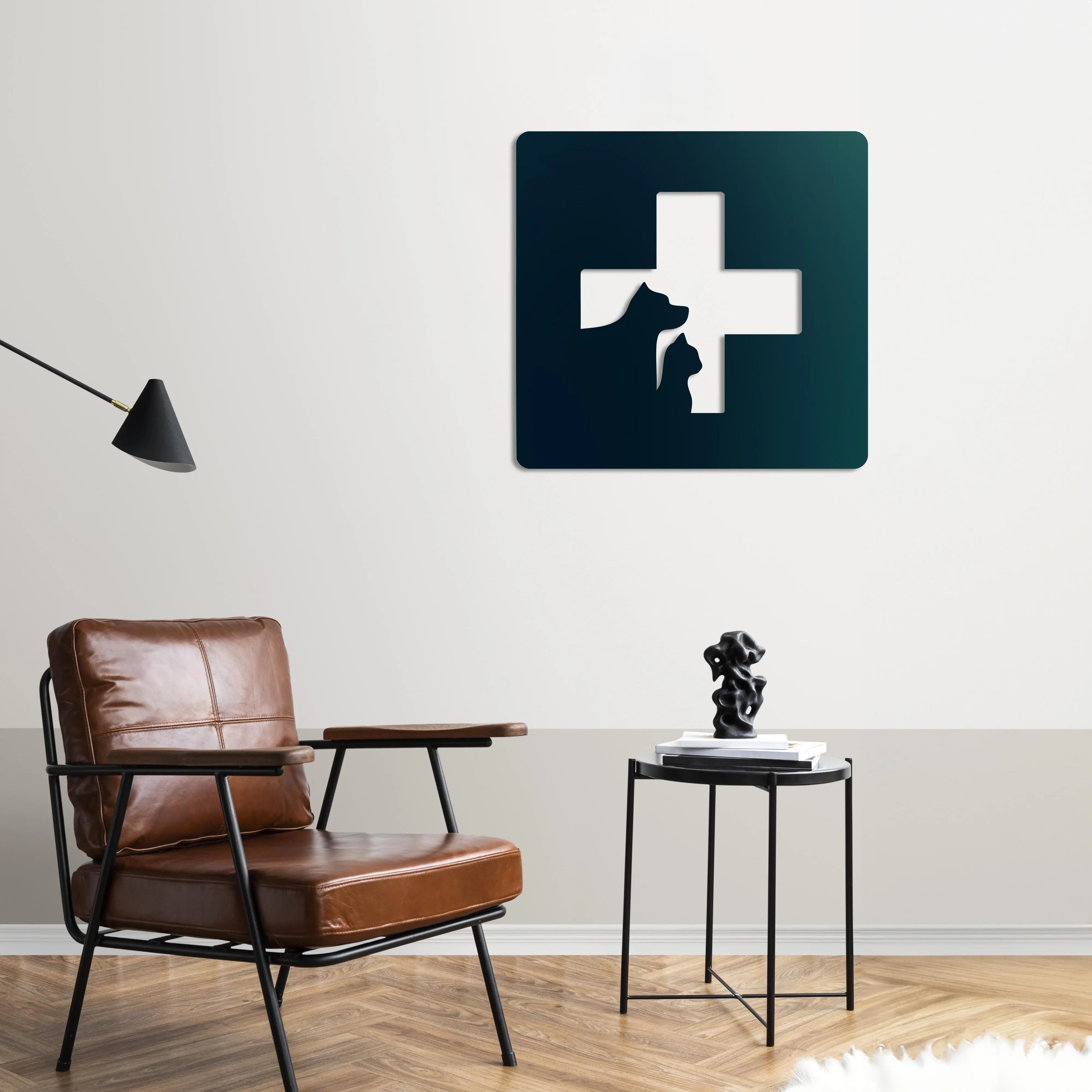 Sadakat ve Merhamet Metal Duvar Dekoru Laser Artique