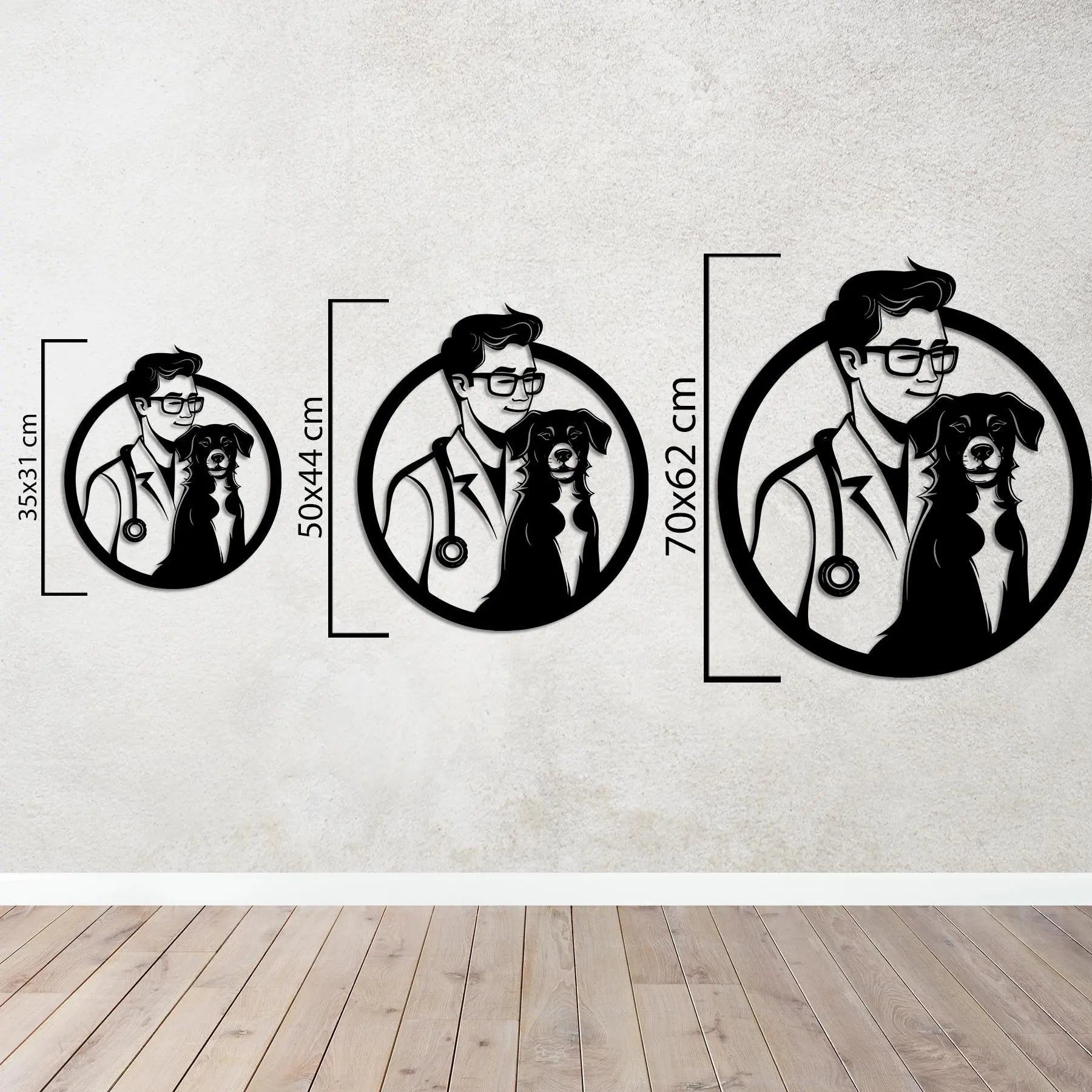 Sadakatin Gözcüsü Metal Duvar Dekoru Laser Artique