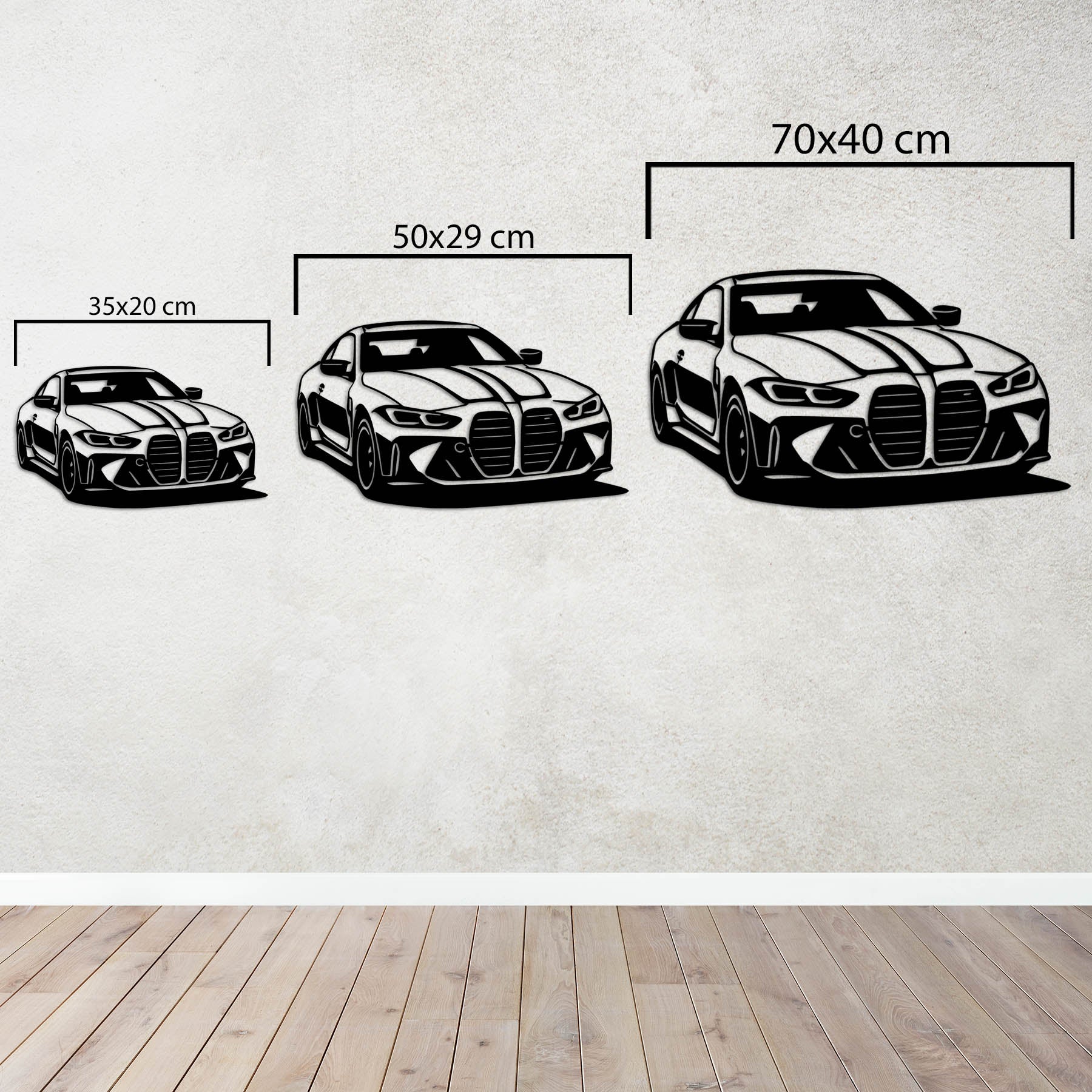 BMW M4 – Araba Metal Duvar Dekoru