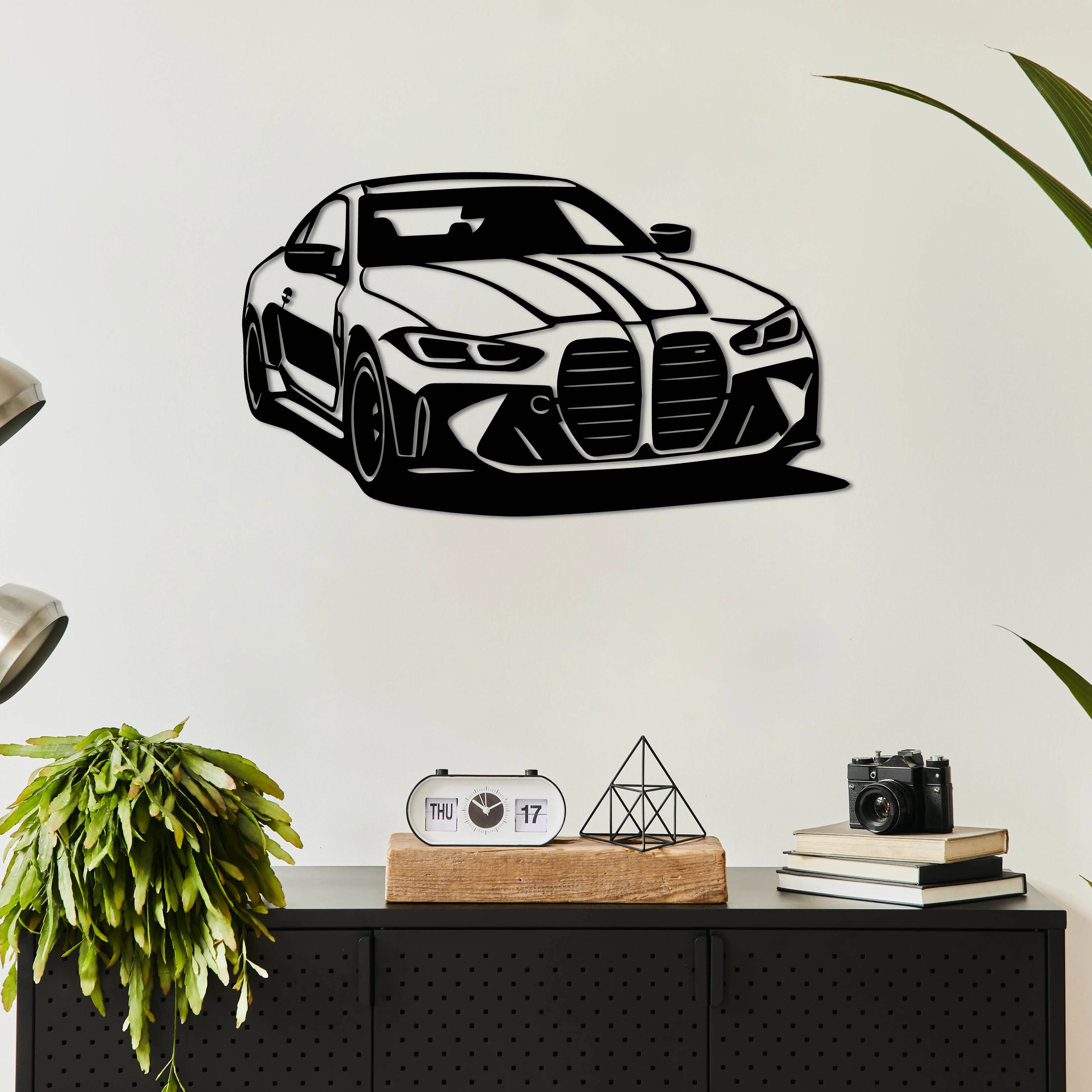 BMW M4 – Araba Metal Duvar Dekoru Laser Artique