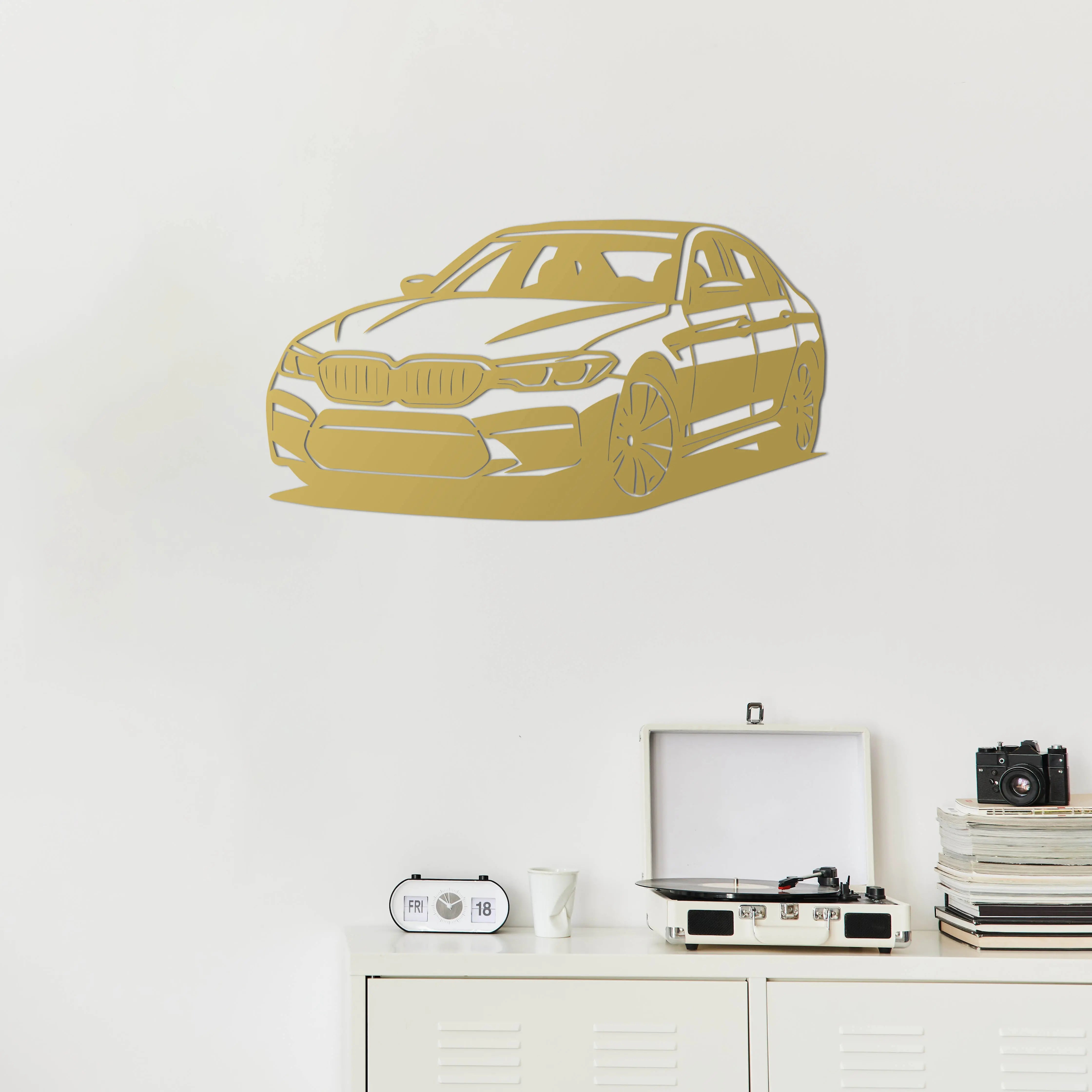 BMW M5 – Araba Metal Duvar Dekoru Laser Artique