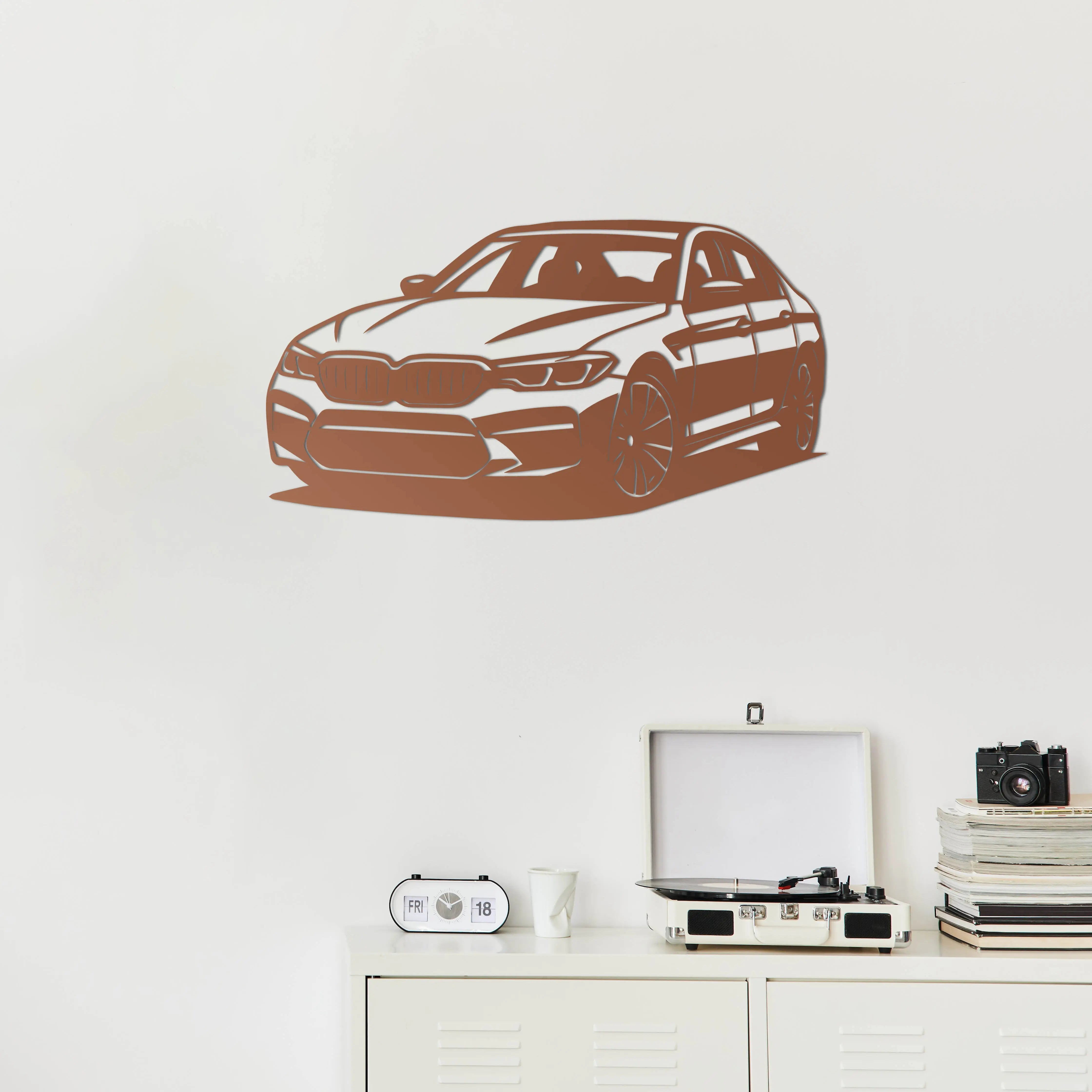 BMW M5 – Araba Metal Duvar Dekoru Laser Artique