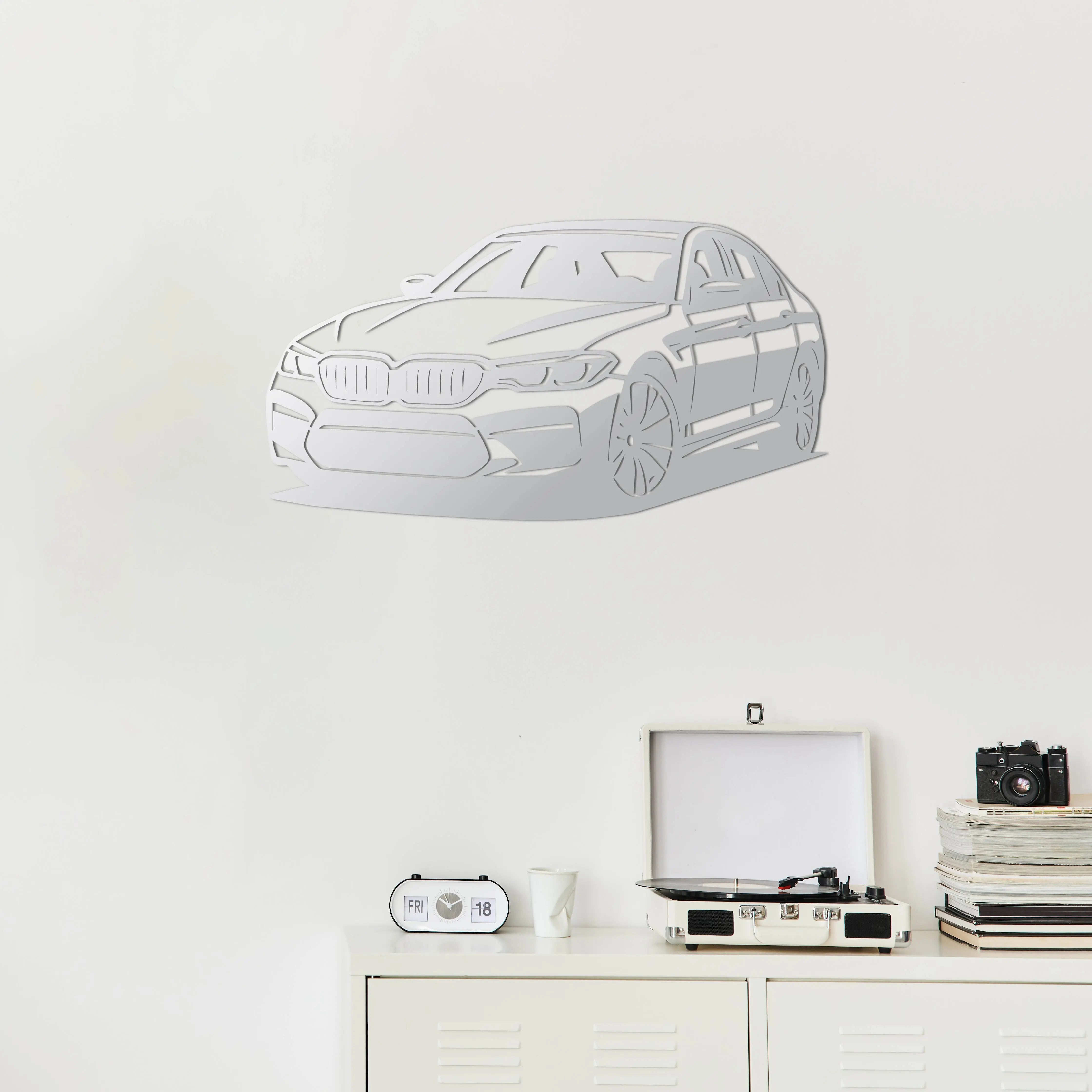 BMW M5 – Araba Metal Duvar Dekoru Laser Artique