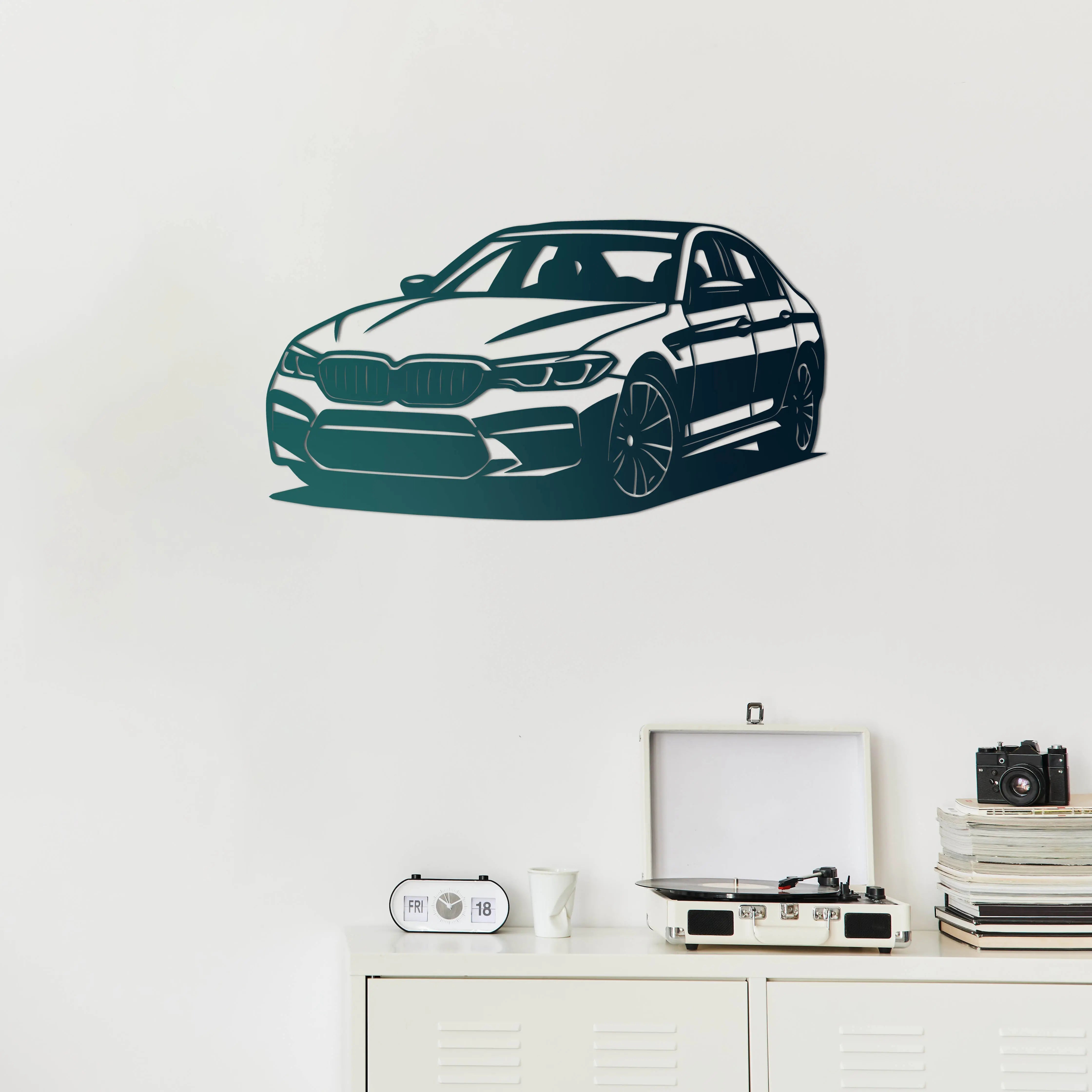 BMW M5 – Araba Metal Duvar Dekoru Laser Artique