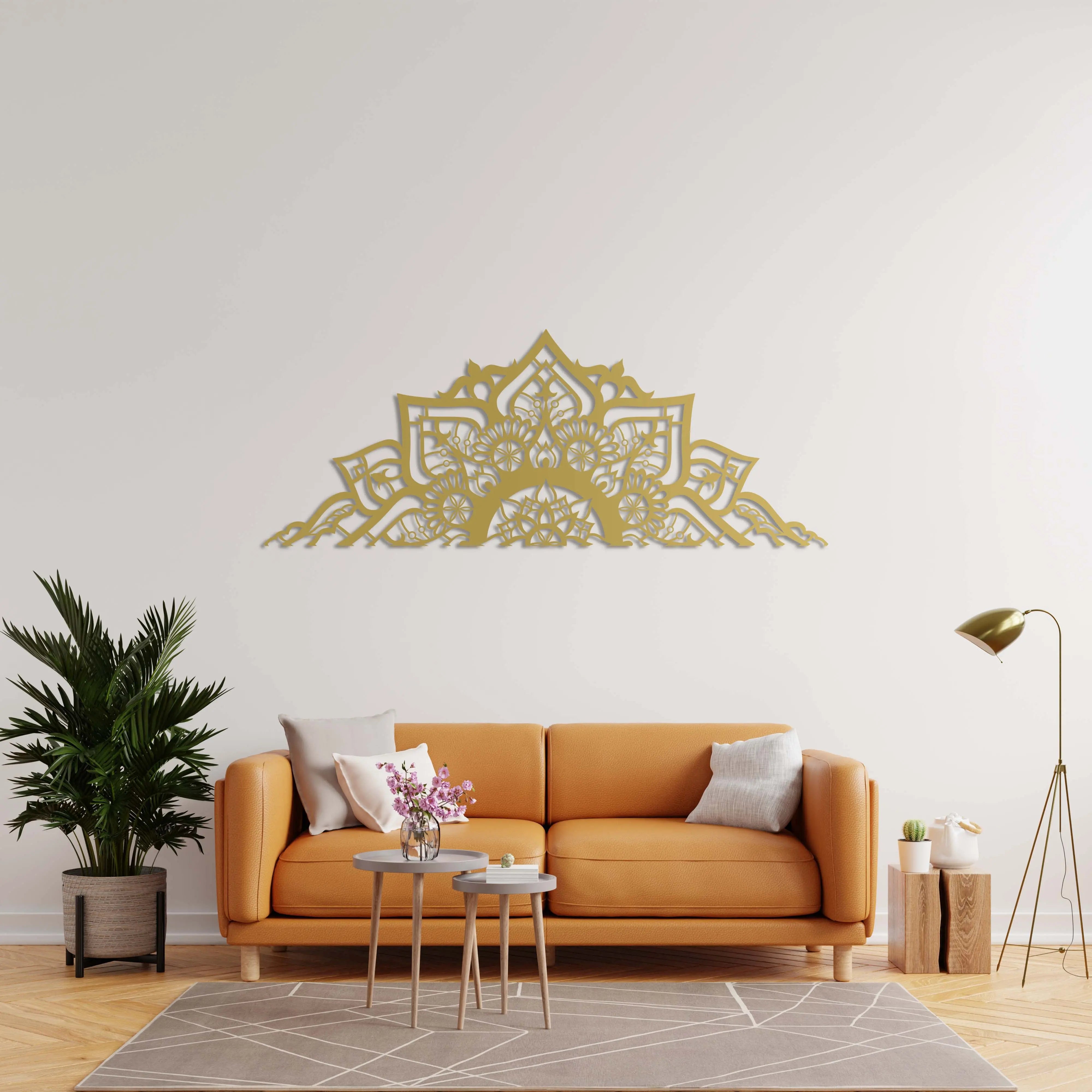 Mandala Metal Duvar Dekoru Laser Artique