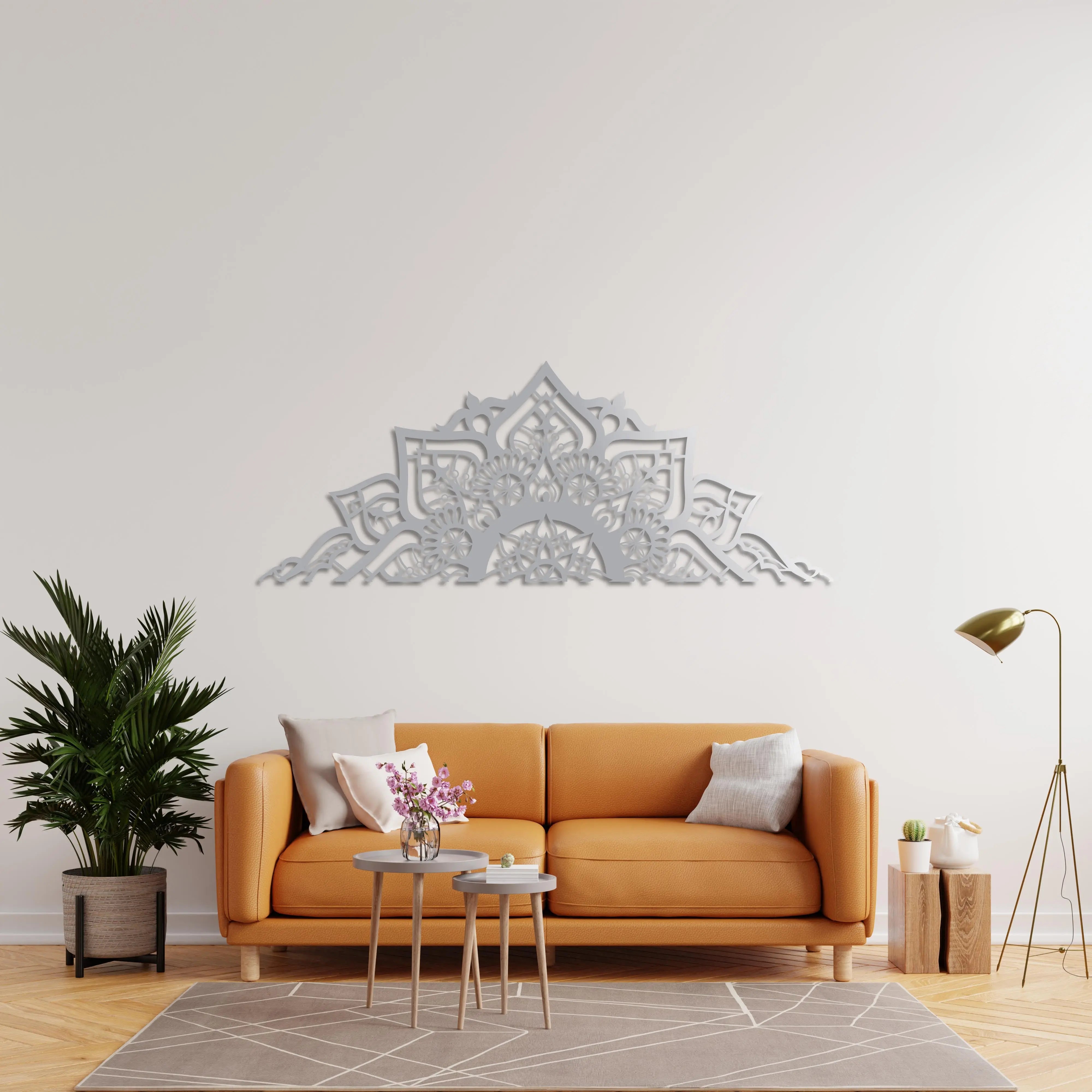 Mandala Metal Duvar Dekoru Laser Artique