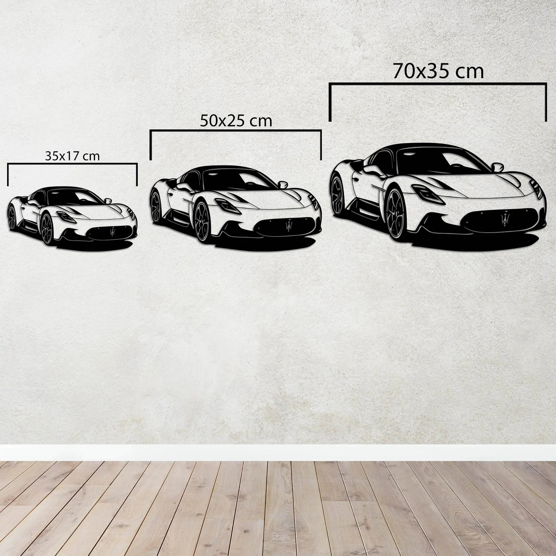 Maserati MC20 – Metal Duvar Dekoru Laser Artique