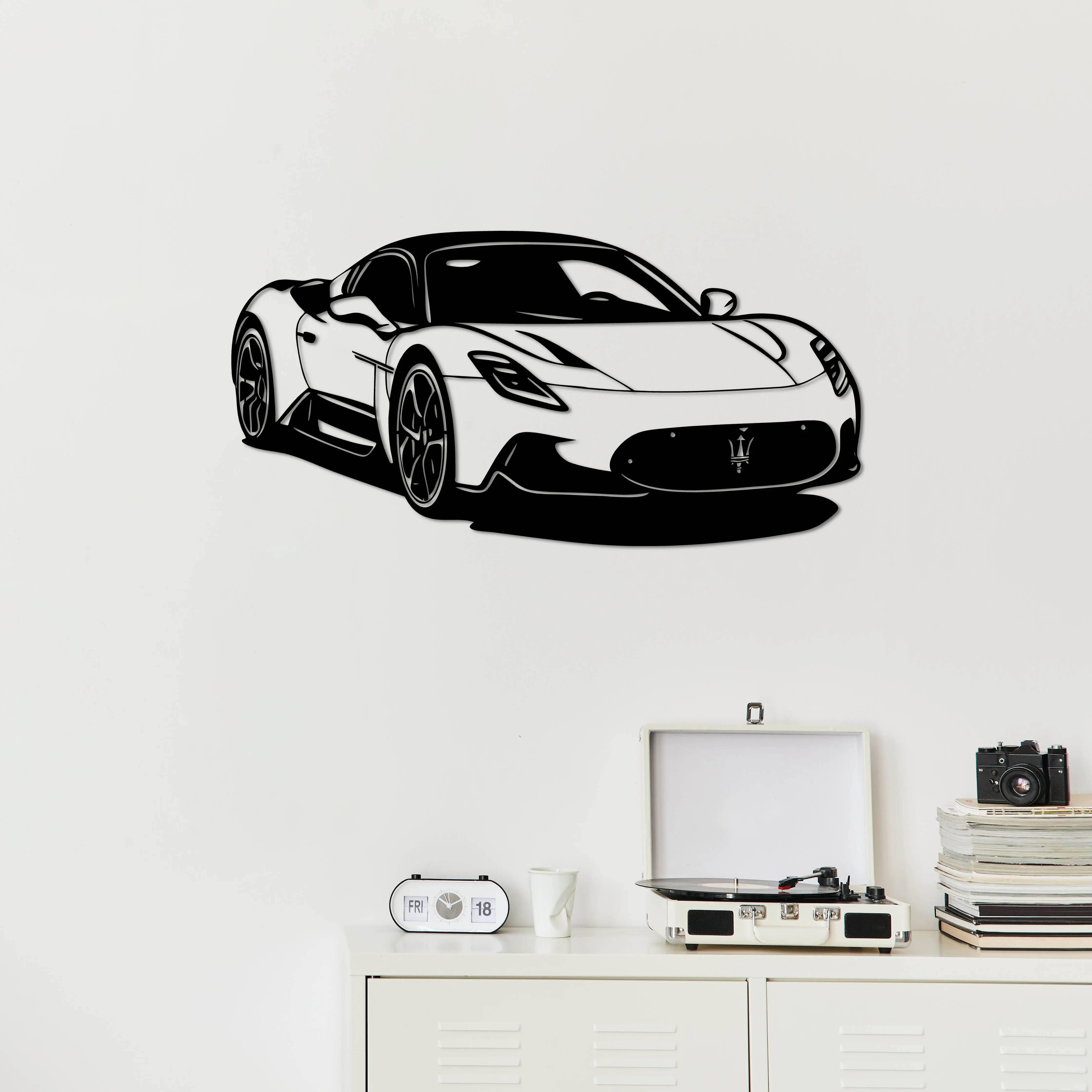 Maserati MC20 – Metal Duvar Dekoru Laser Artique
