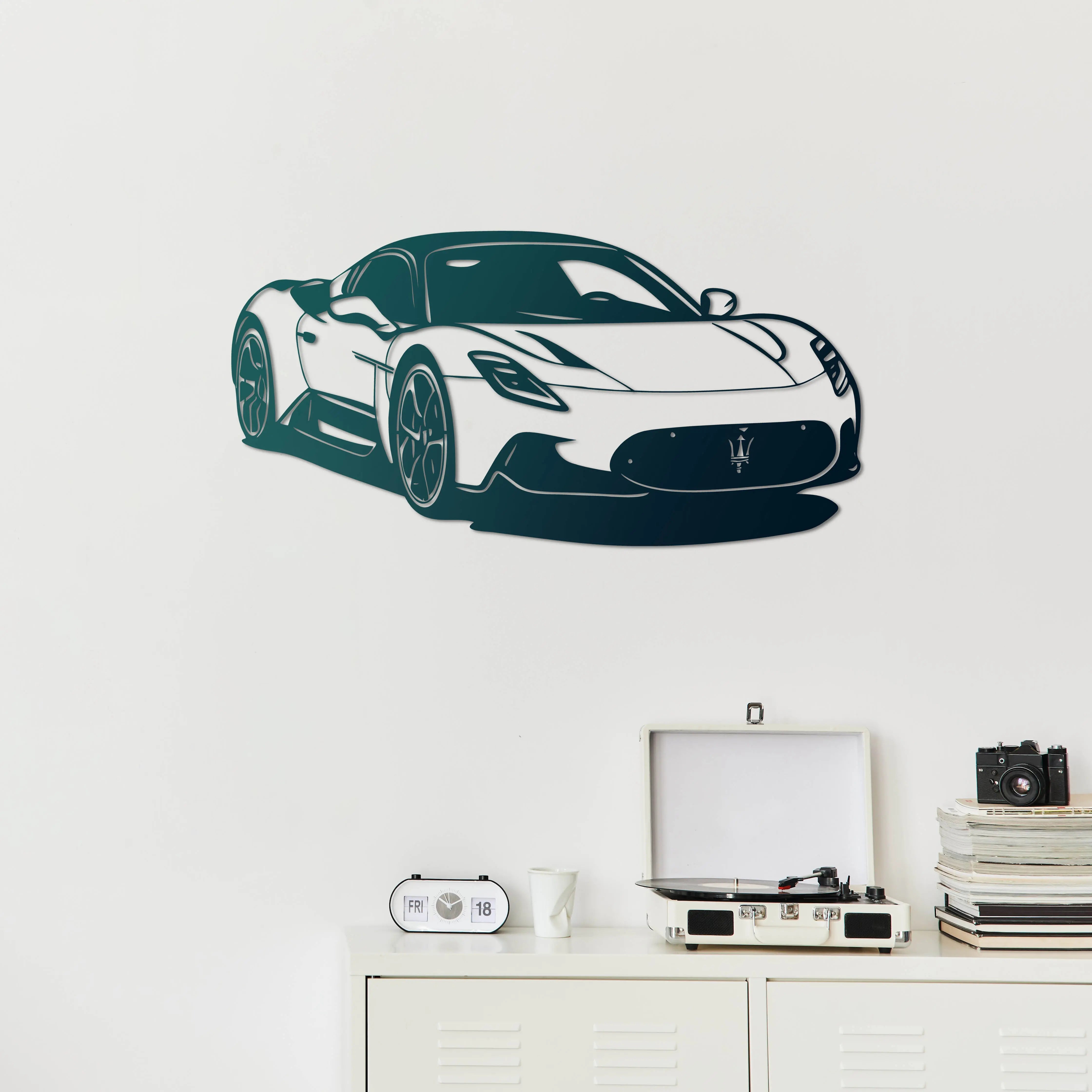 Maserati MC20 – Metal Duvar Dekoru Laser Artique