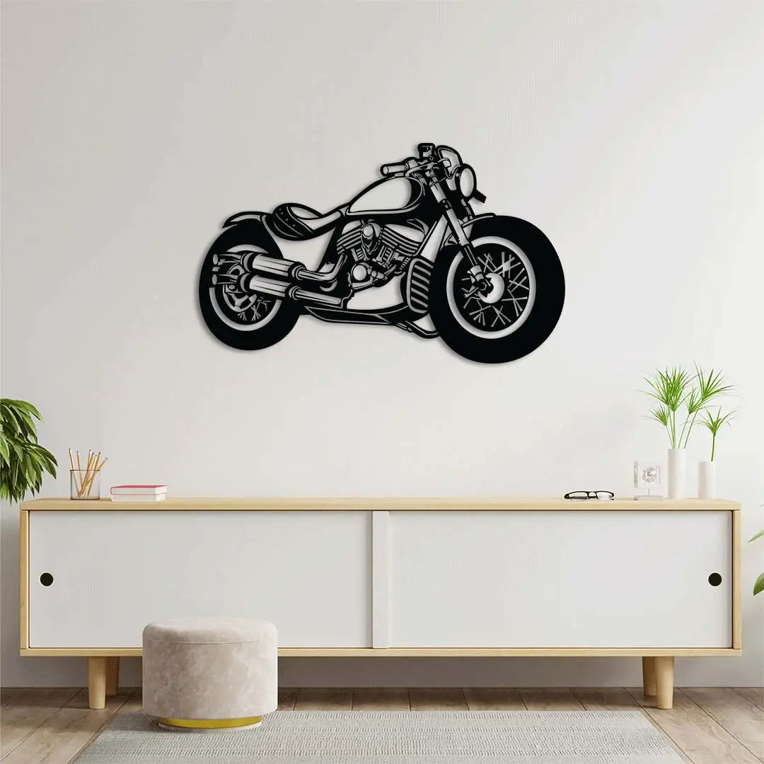 Chopper Ruh – Metal Motosiklet Duvar Dekoru Laser Artique