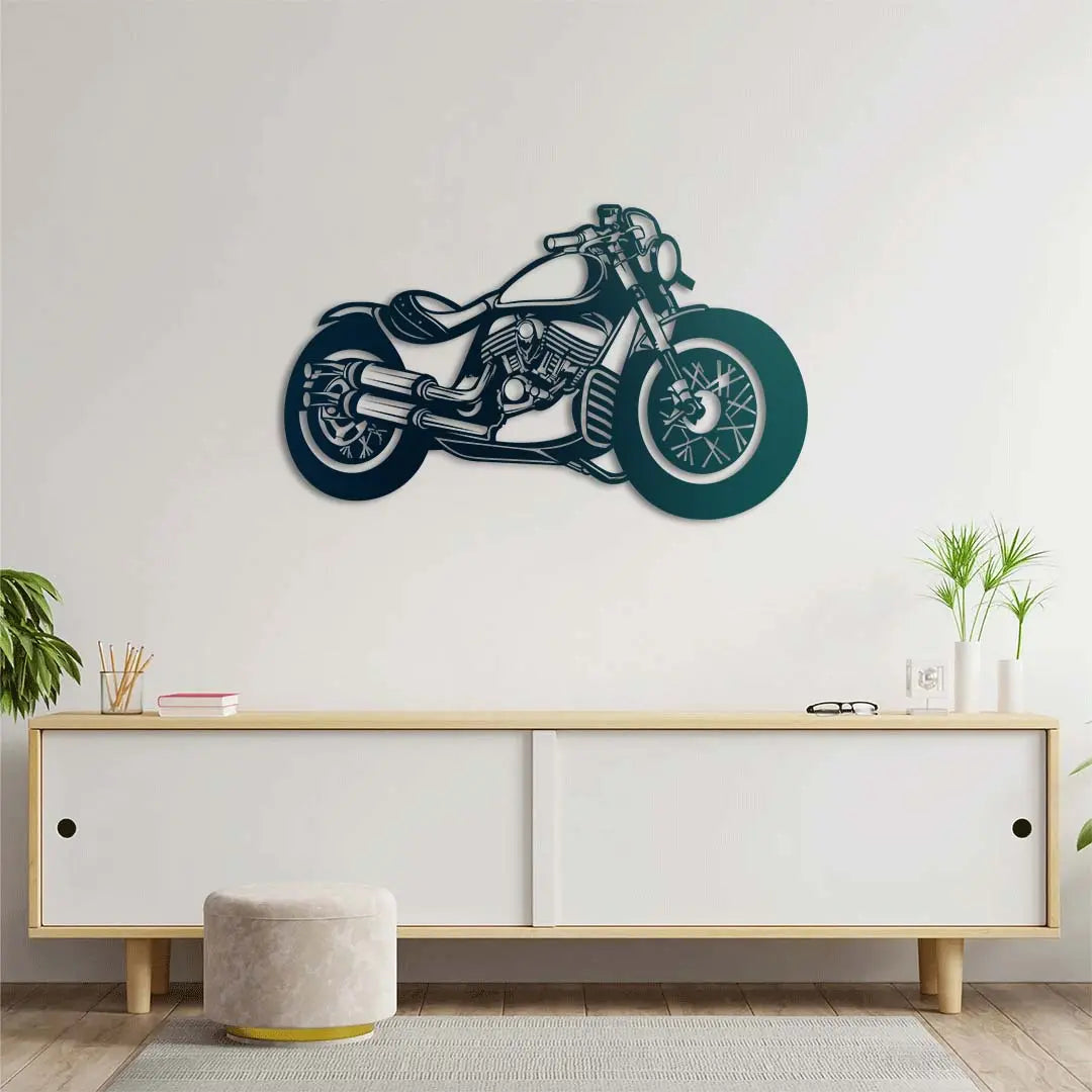 Chopper Ruh – Metal Motosiklet Duvar Dekoru Laser Artique