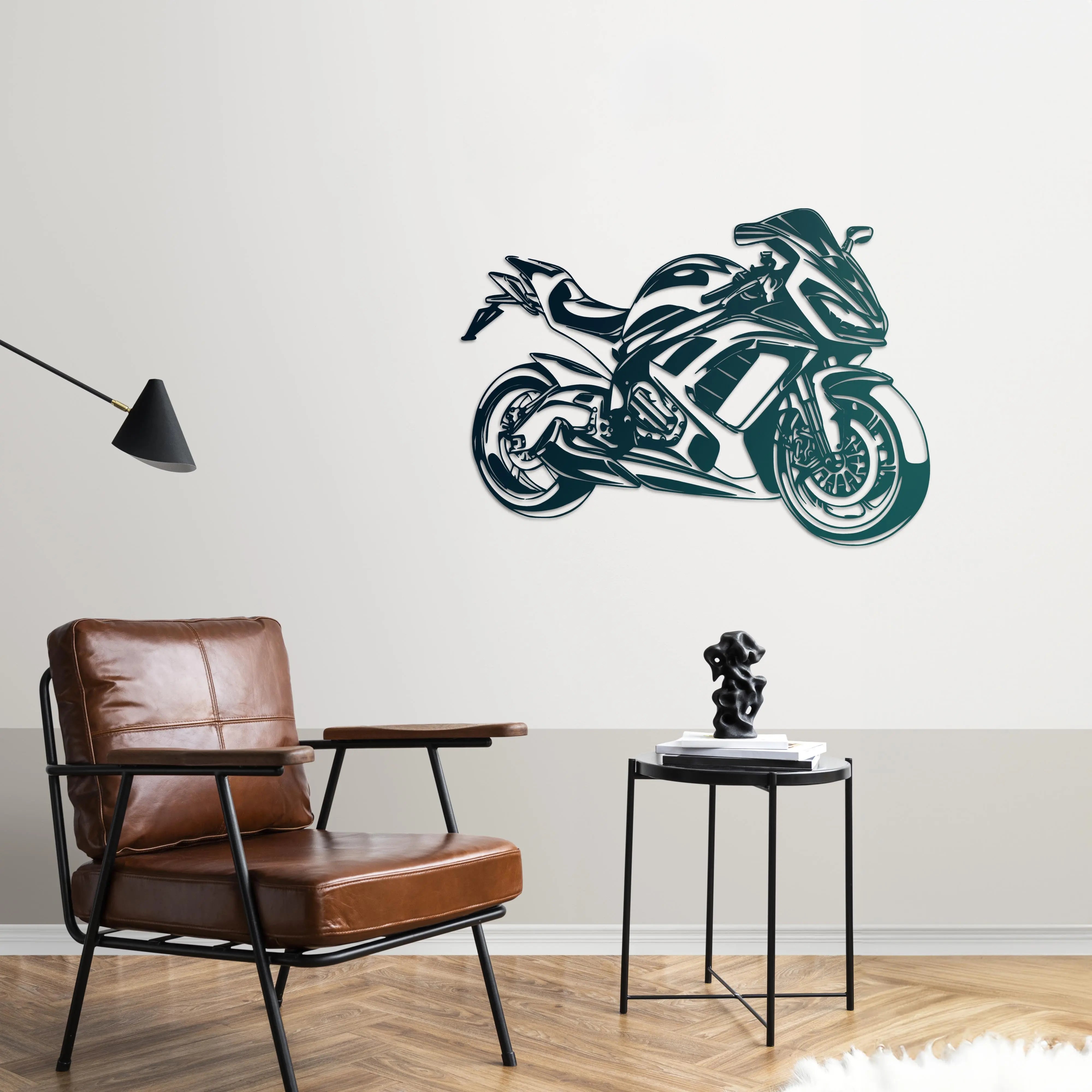 Kawasaki Ninja – Motor Metal Duvar Dekoru Laser Artique