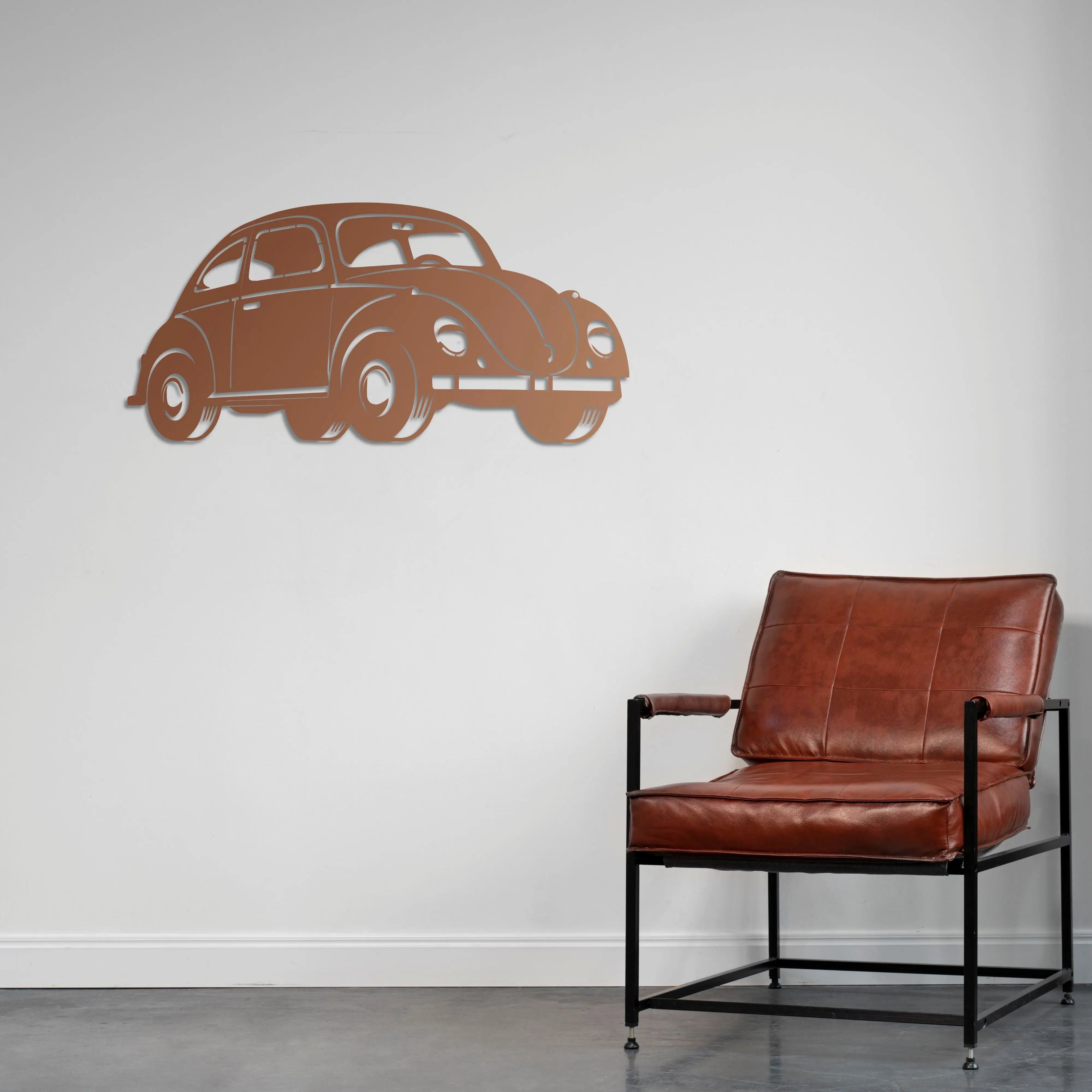 Nostaljik Vosvos Metal Duvar Dekoru Laser Artique