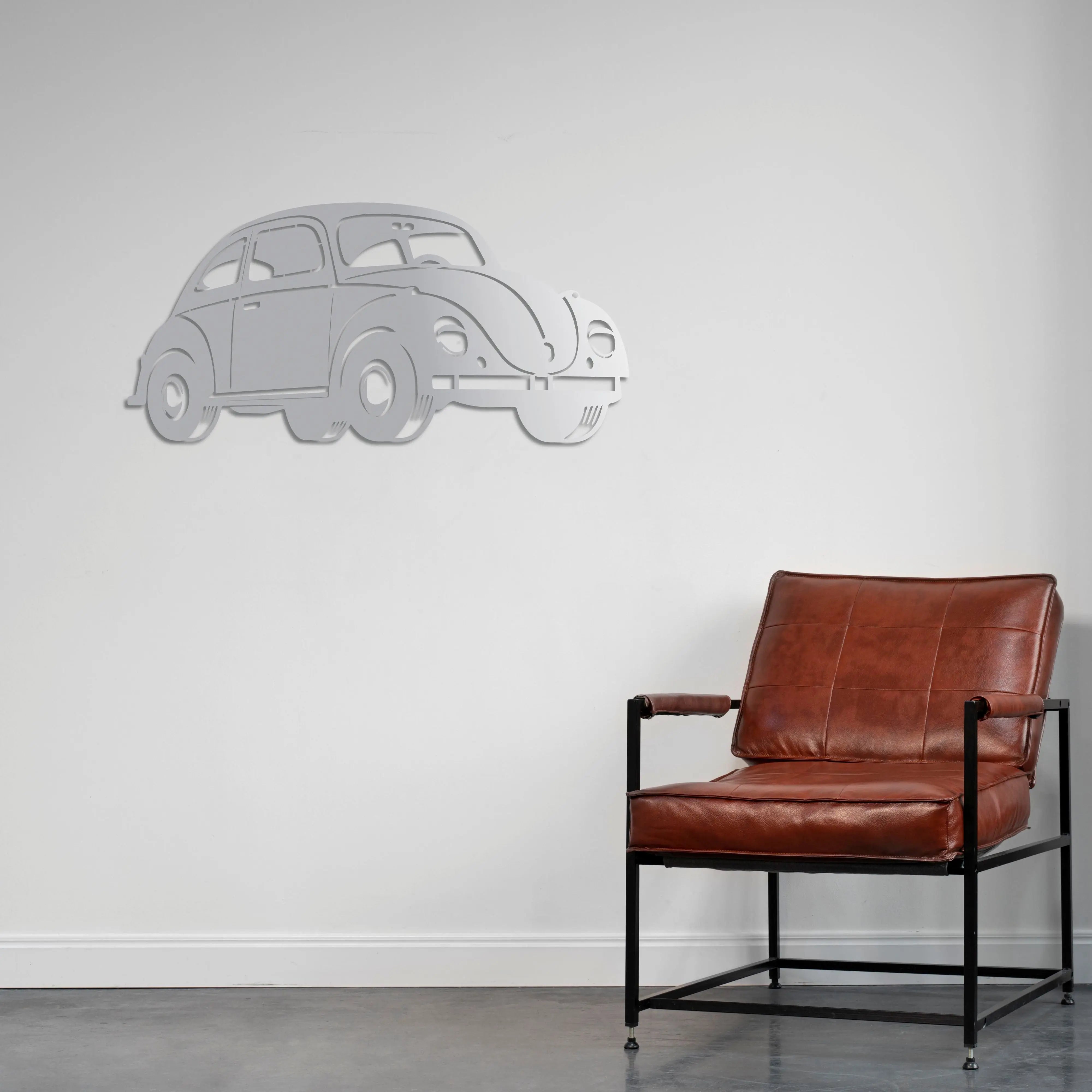 Nostaljik Vosvos Metal Duvar Dekoru Laser Artique