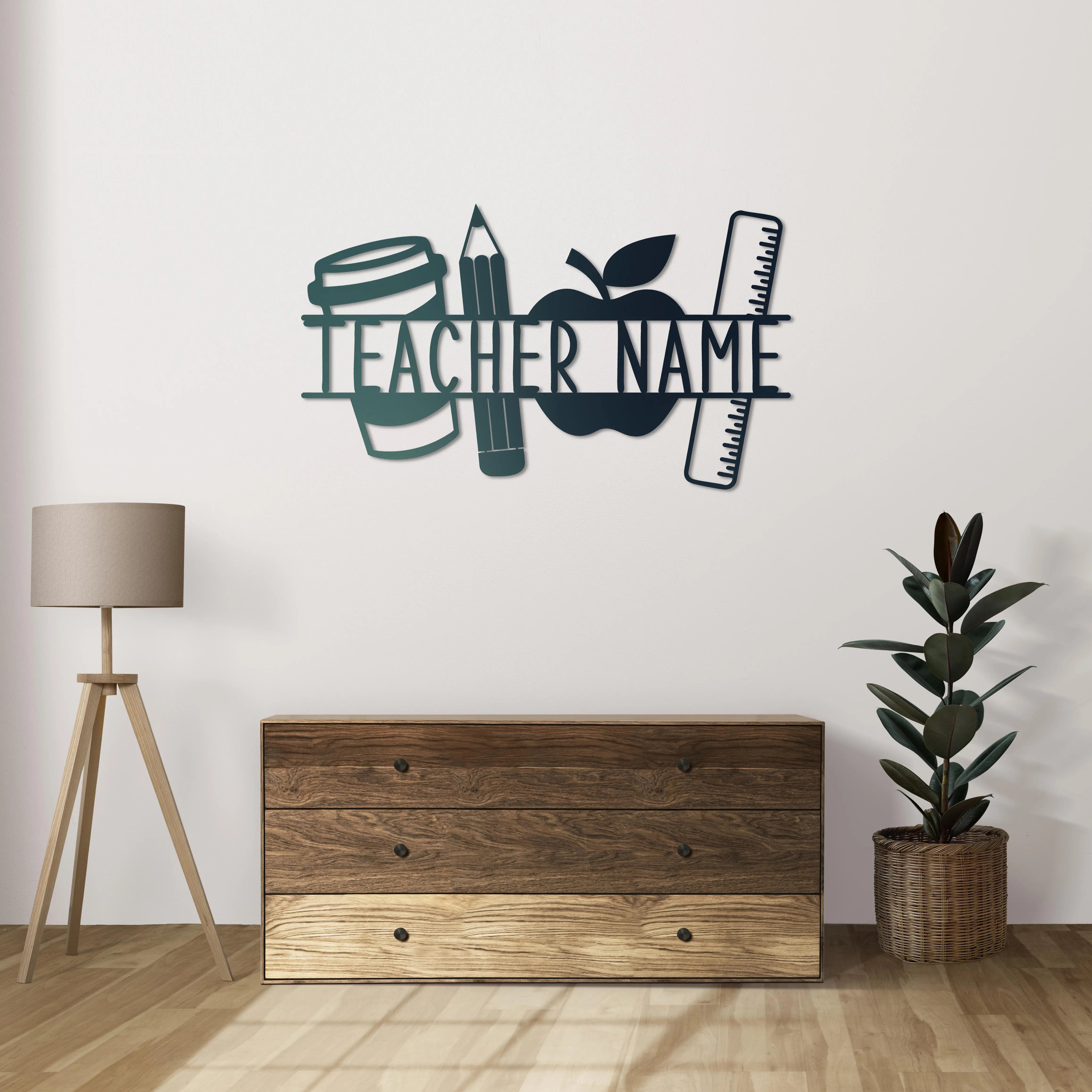 Günün Kahramanı Kişiye Özel Öğretmen Tasarımı Laser Artique