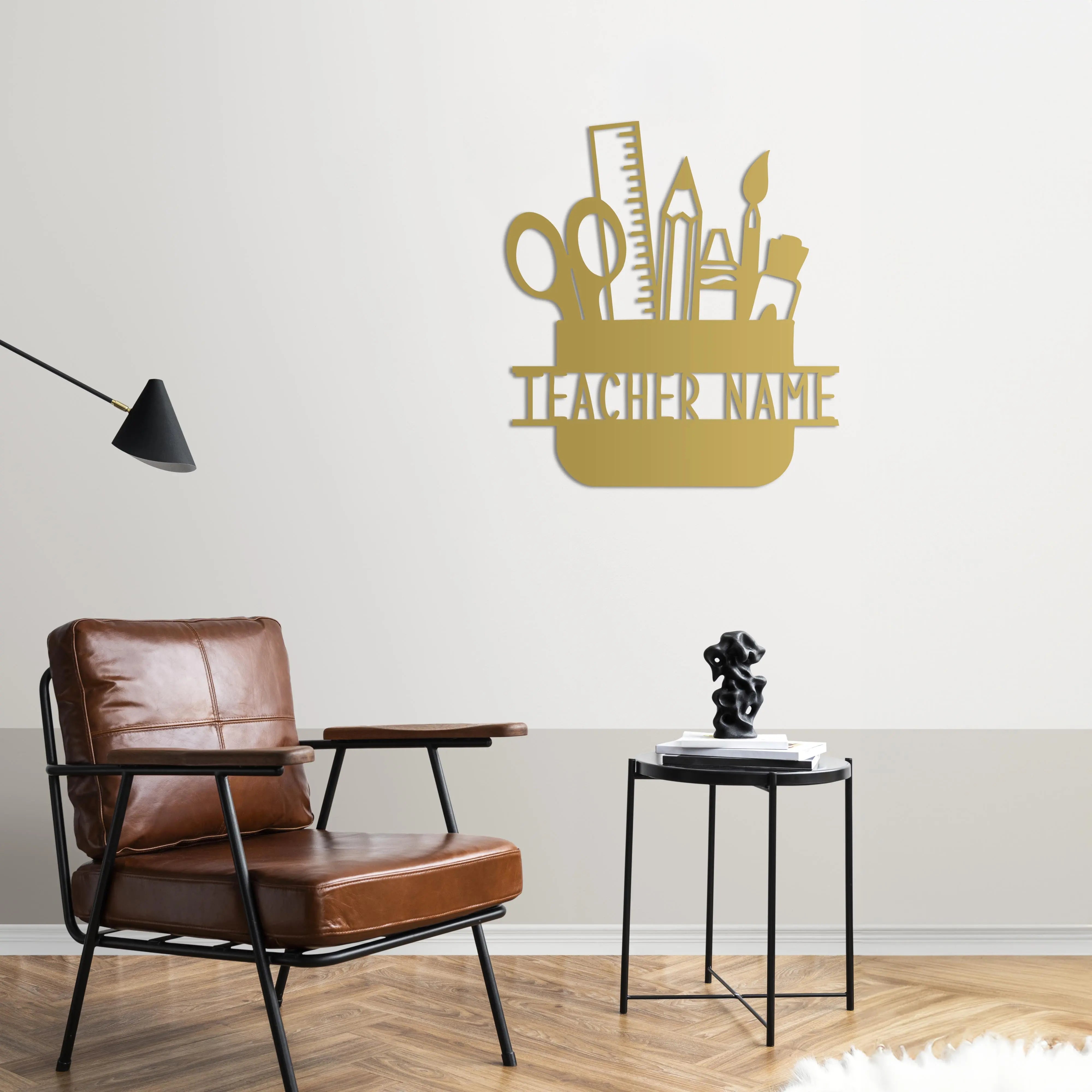 Kalem Kutusu Kişiye Özel Öğretmen Tablosu Laser Artique