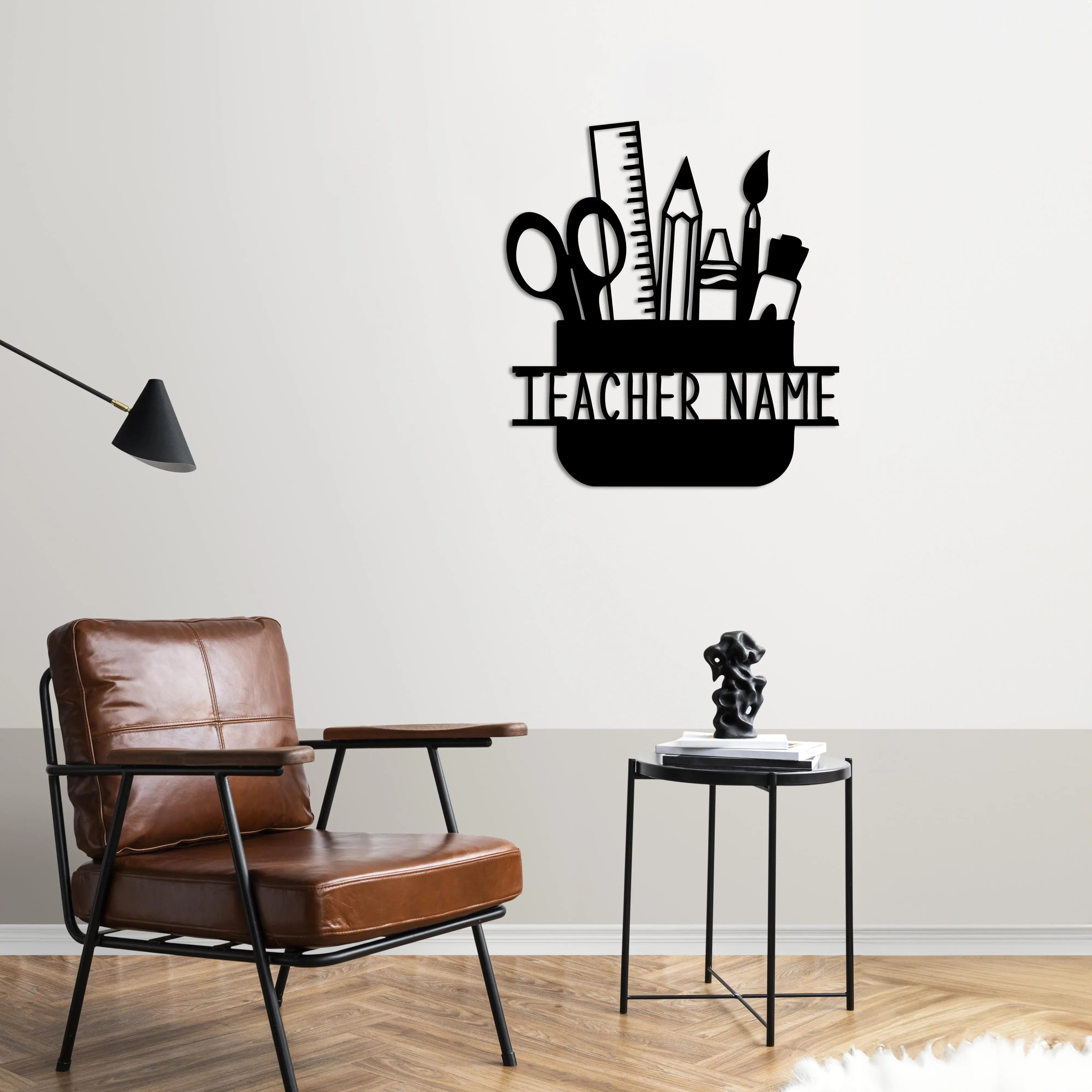 Kalem Kutusu Kişiye Özel Öğretmen Tablosu Laser Artique