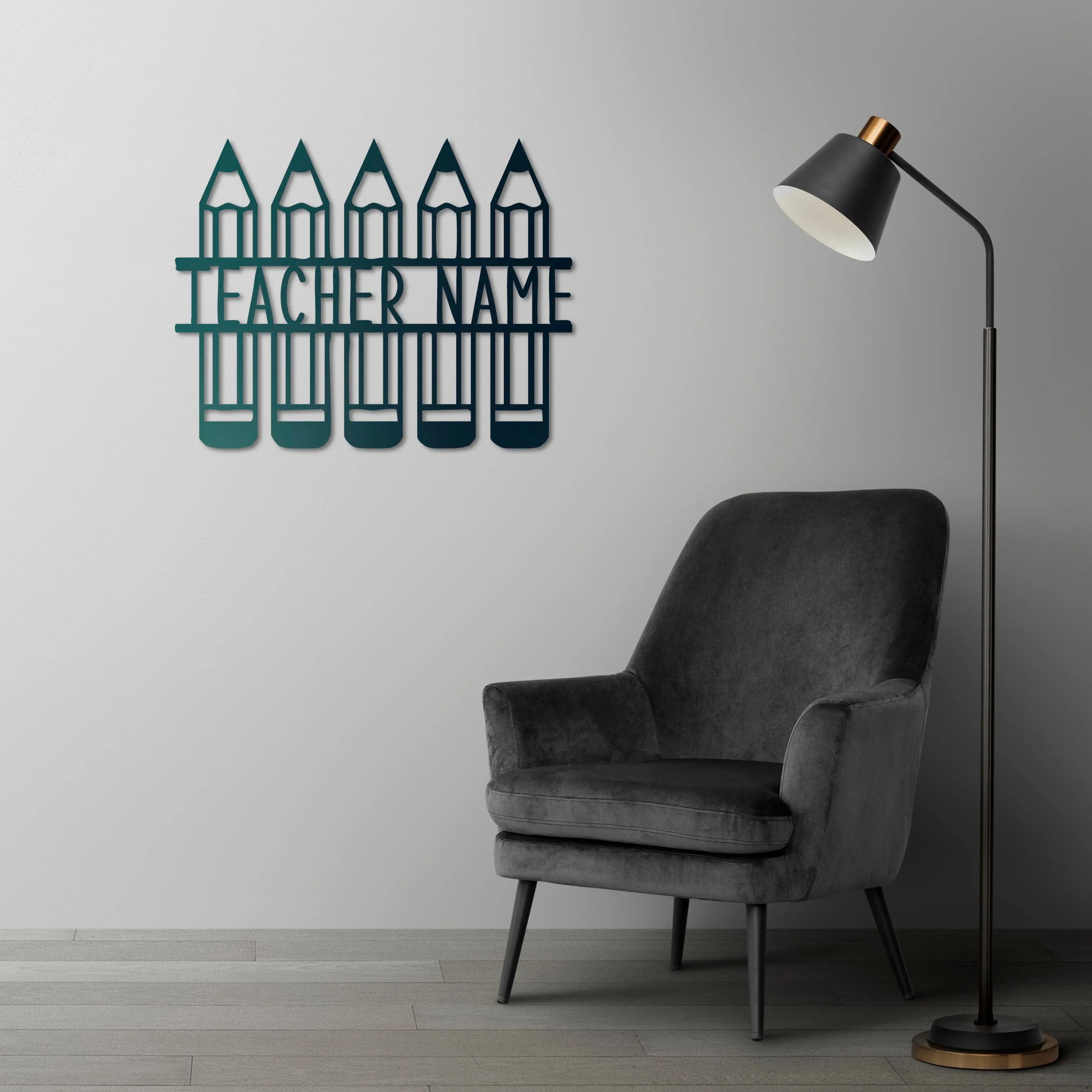 Renklerin Gücü Kişiye Özel Öğretmen Tablosu Laser Artique