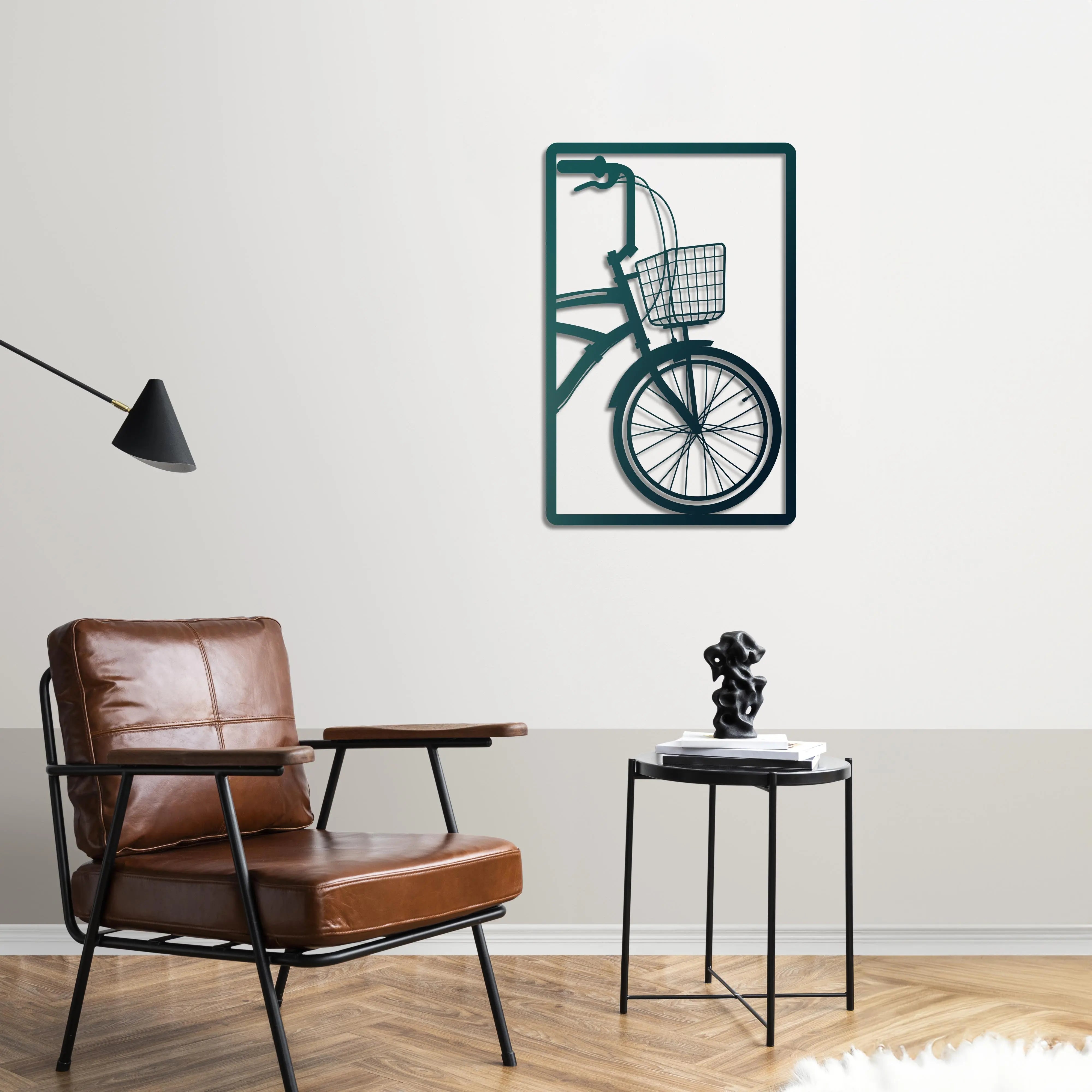 Şehir Yolculuğu Metal Duvar Dekoru Laser Artique