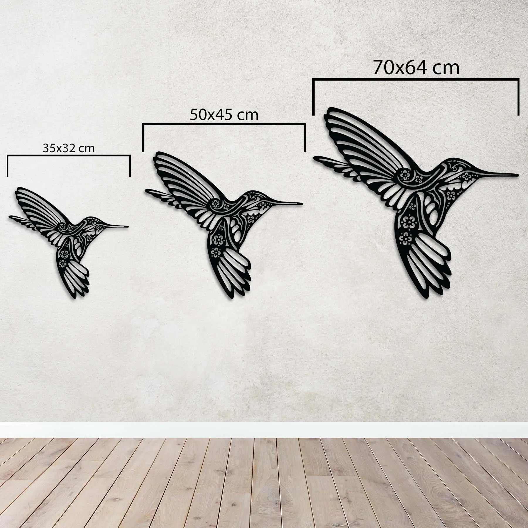 Özgürlüğün Kanatları – Metal Duvar Dekoru Laser Artique