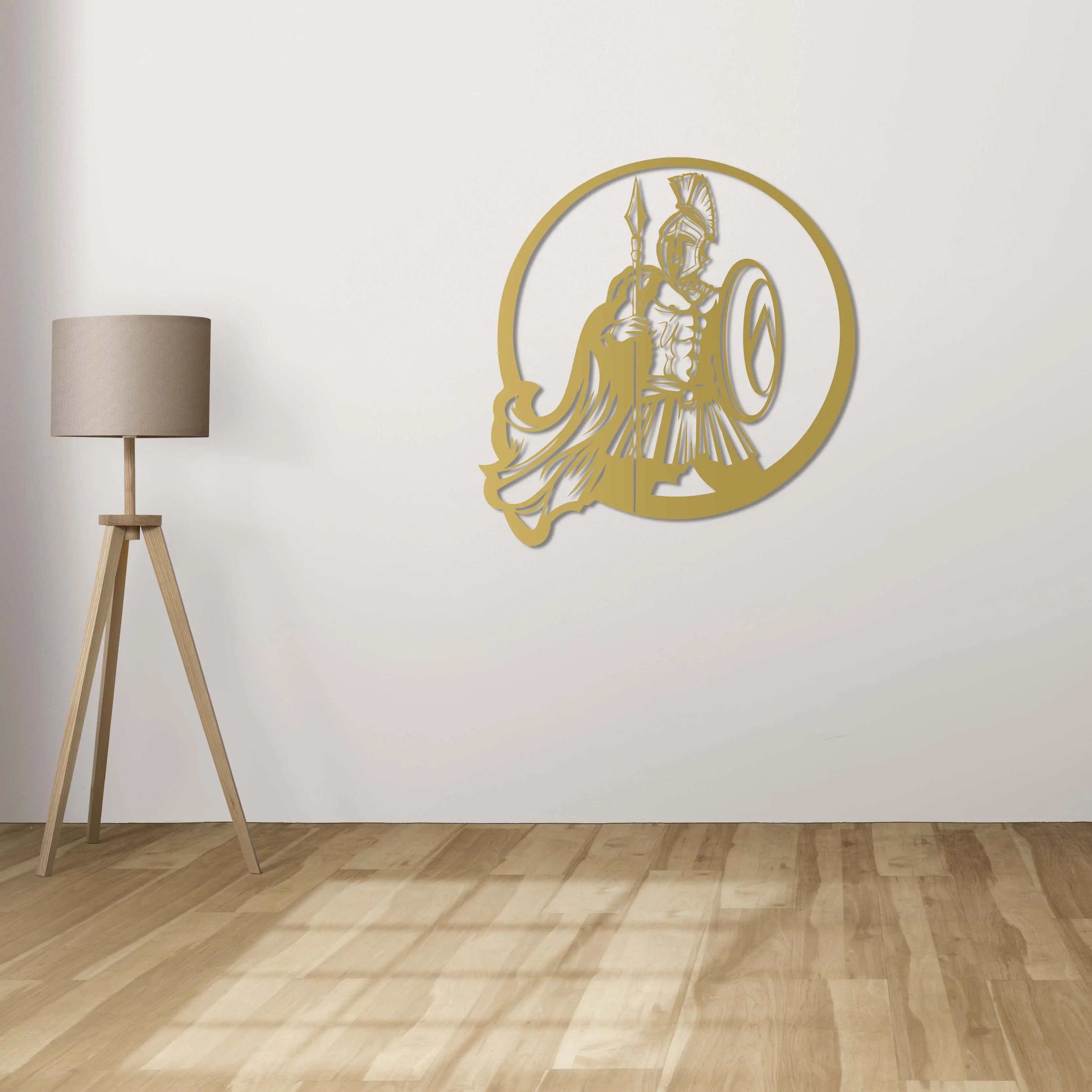 "Sparta Ruhu" Metal Duvar Dekoru Laser Artique