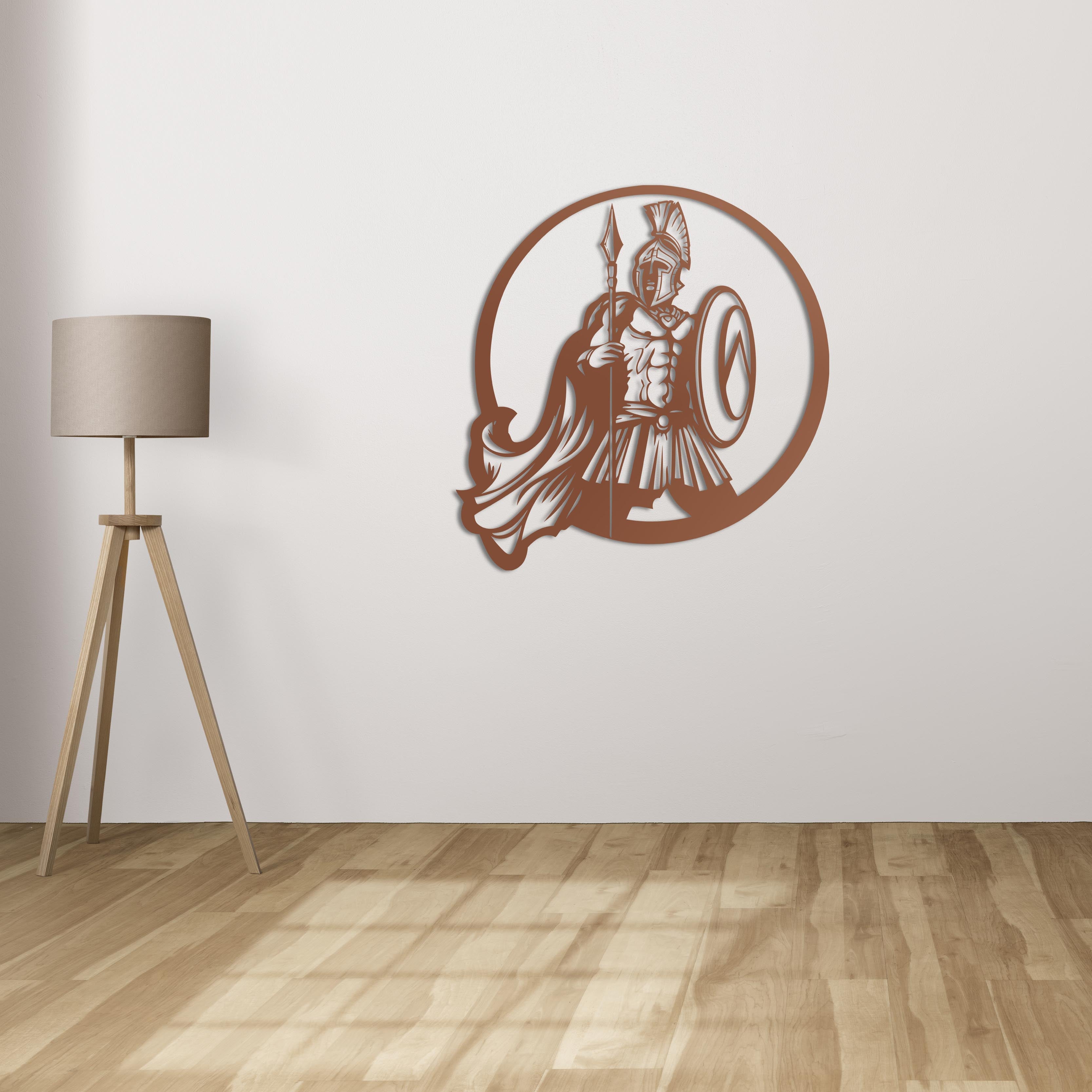 "Sparta Ruhu" Metal Duvar Dekoru