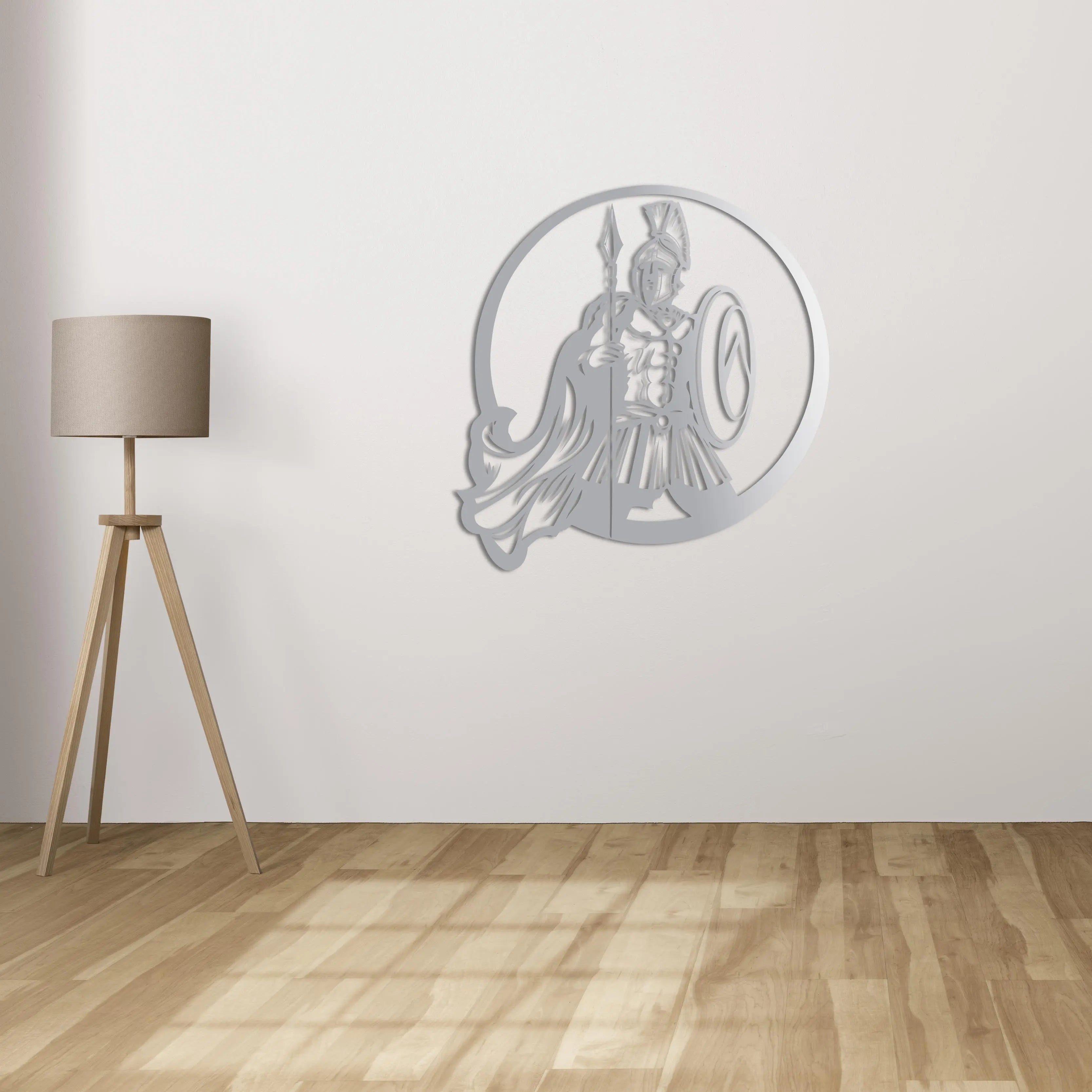 "Sparta Ruhu" Metal Duvar Dekoru Laser Artique
