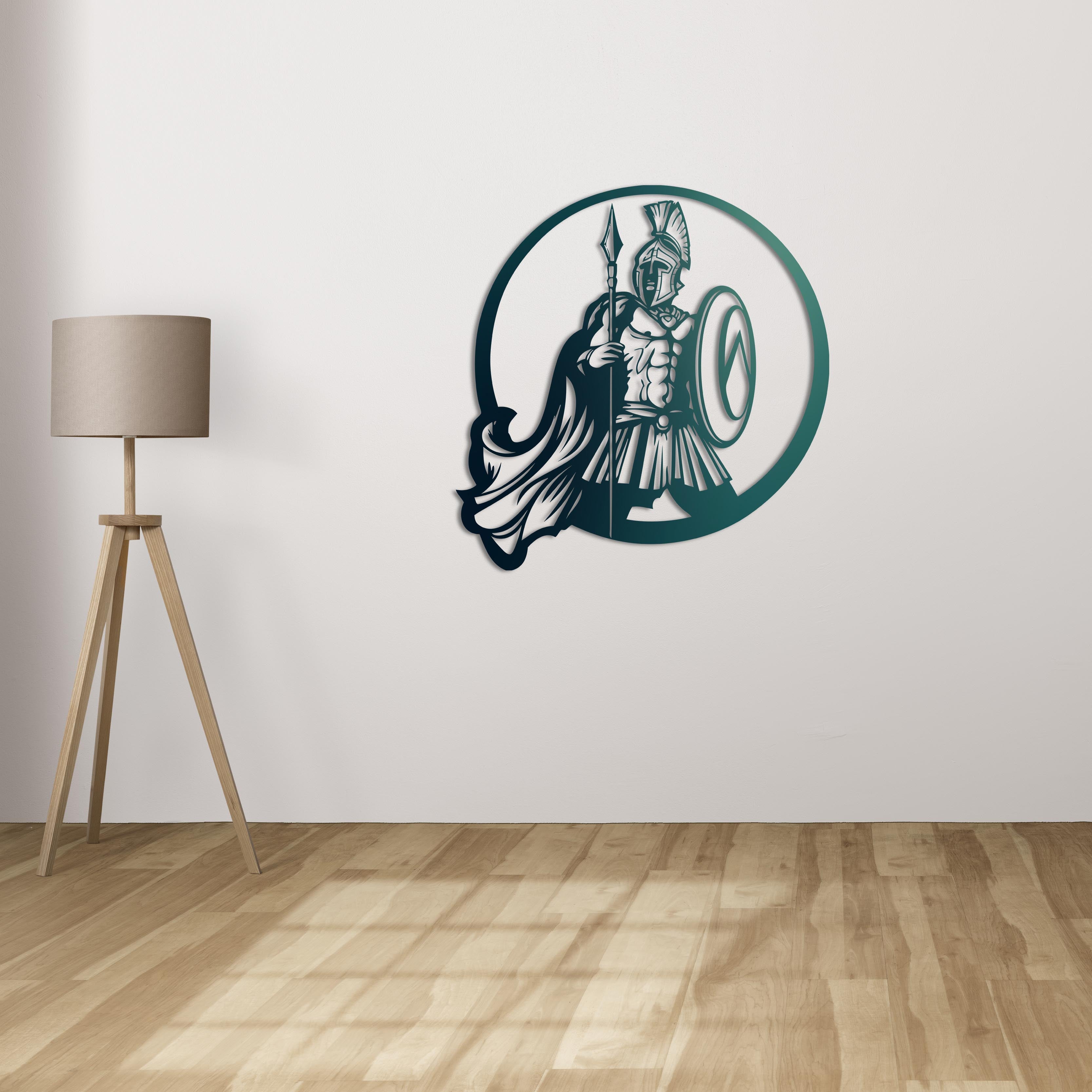 "Sparta Ruhu" Metal Duvar Dekoru