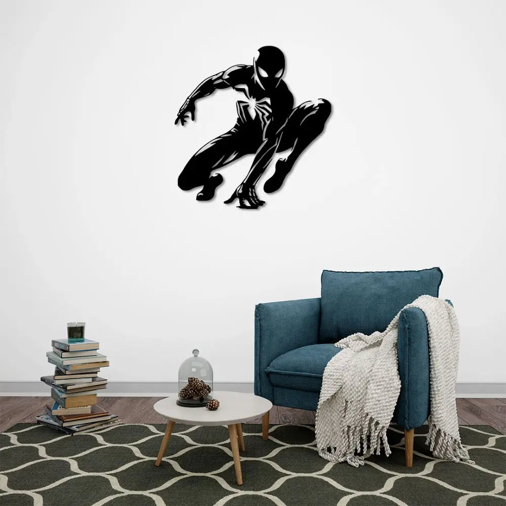 Spider-Man Şehrin Muhafızı Metal Duvar Dekoru Laser Artique