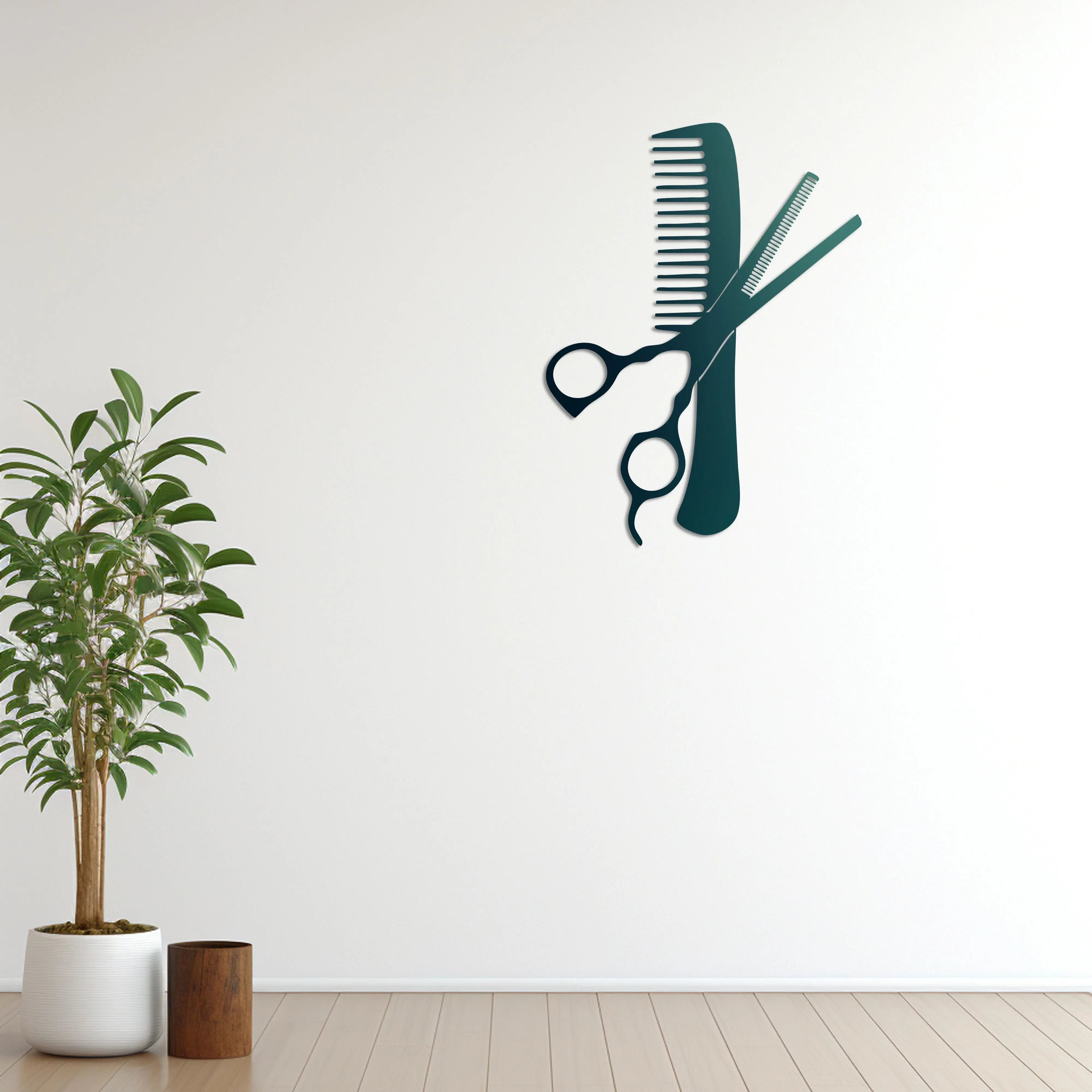 Kes & Tara – Berber Temalı Metal Duvar Dekoru Laser Artique