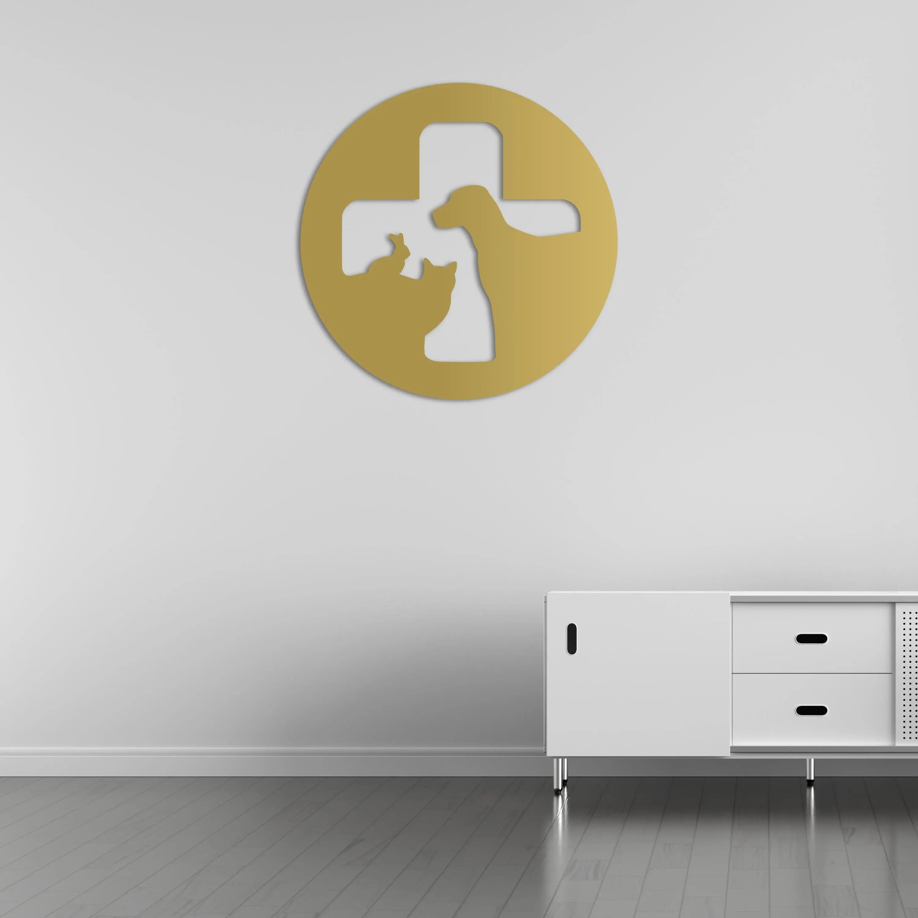 Can Dostların Nöbeti Metal Duvar Dekoru Laser Artique