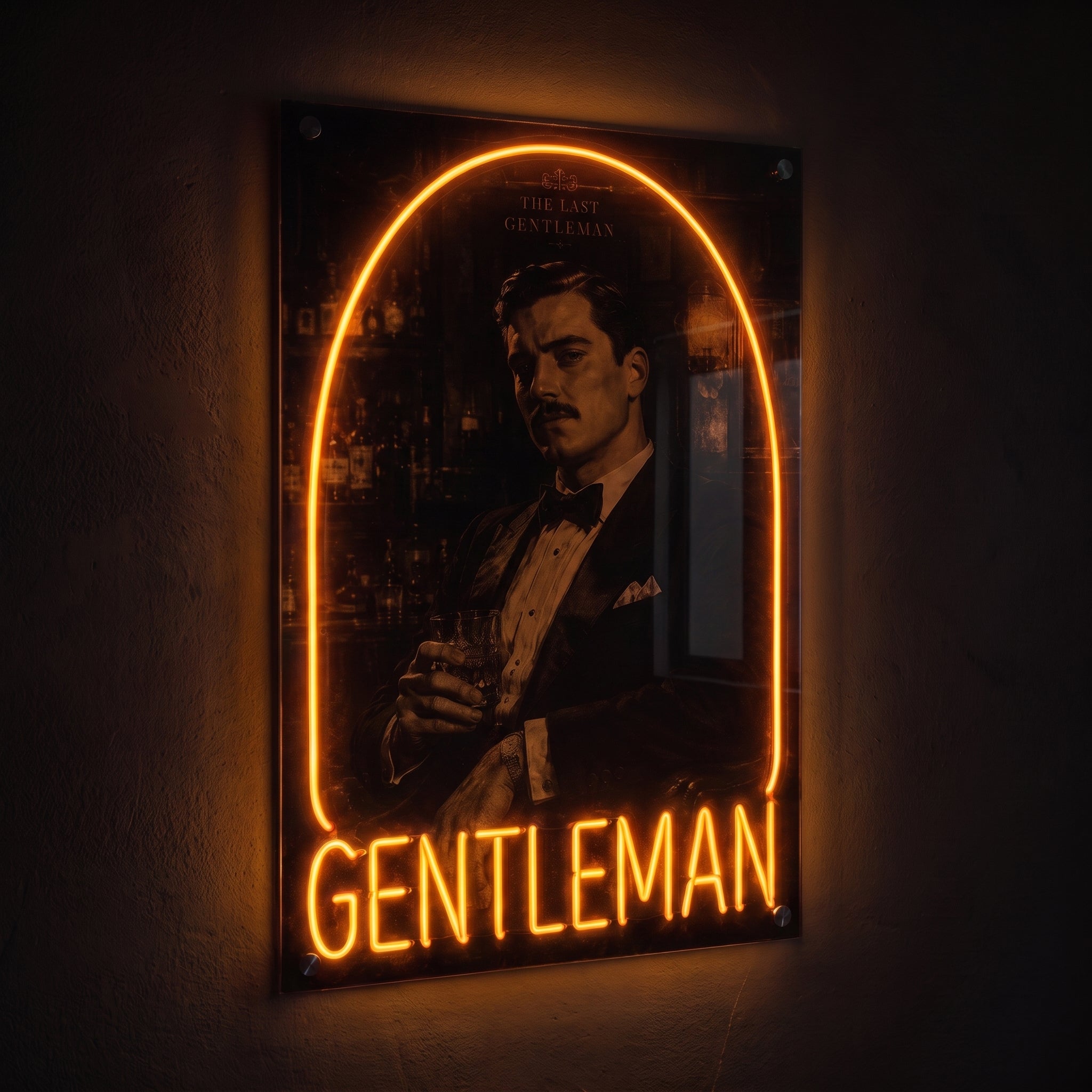 The Last Gentleman – Neon LED Tablo
