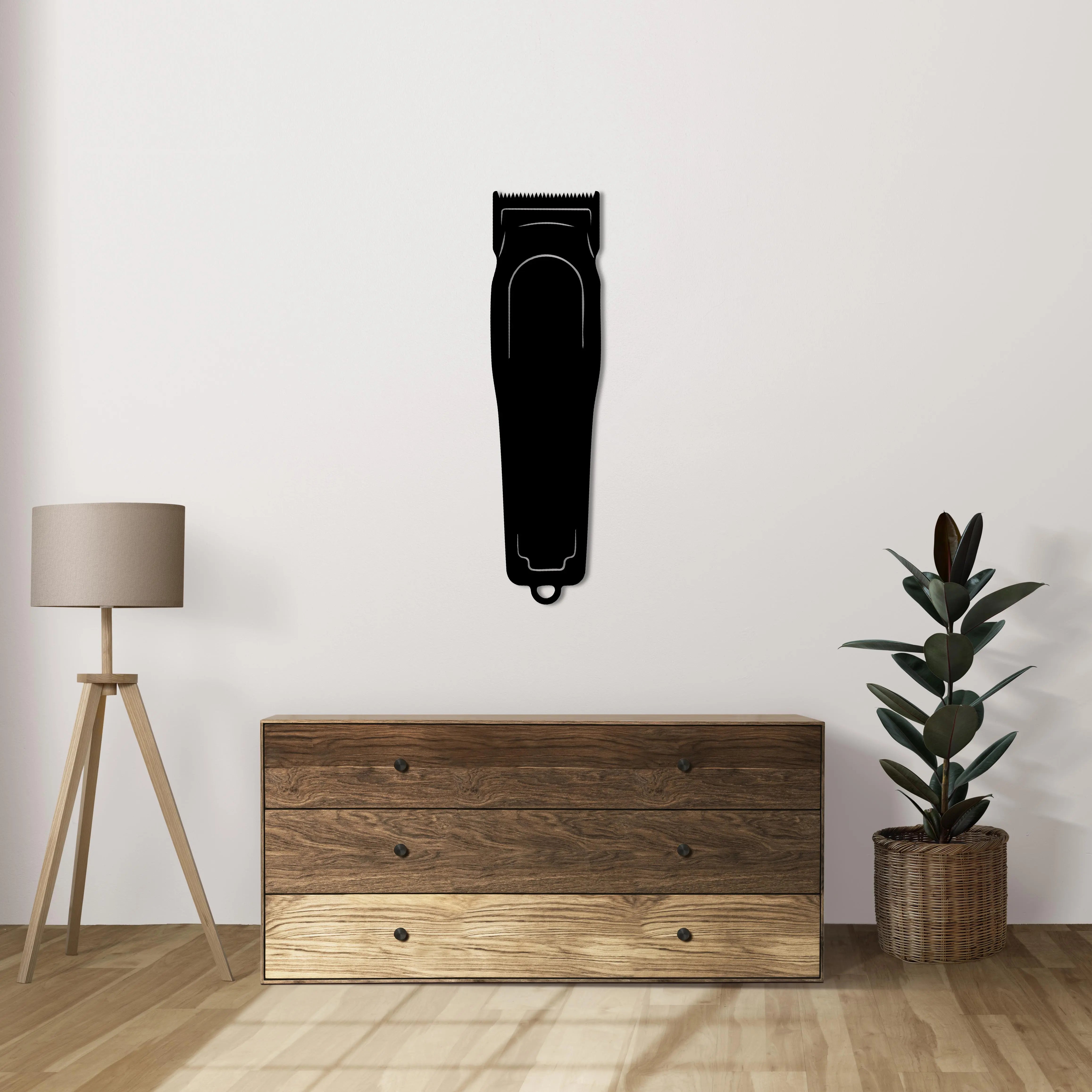 Ustalığın Sesi – Berber Metal Duvar Dekoru Laser Artique