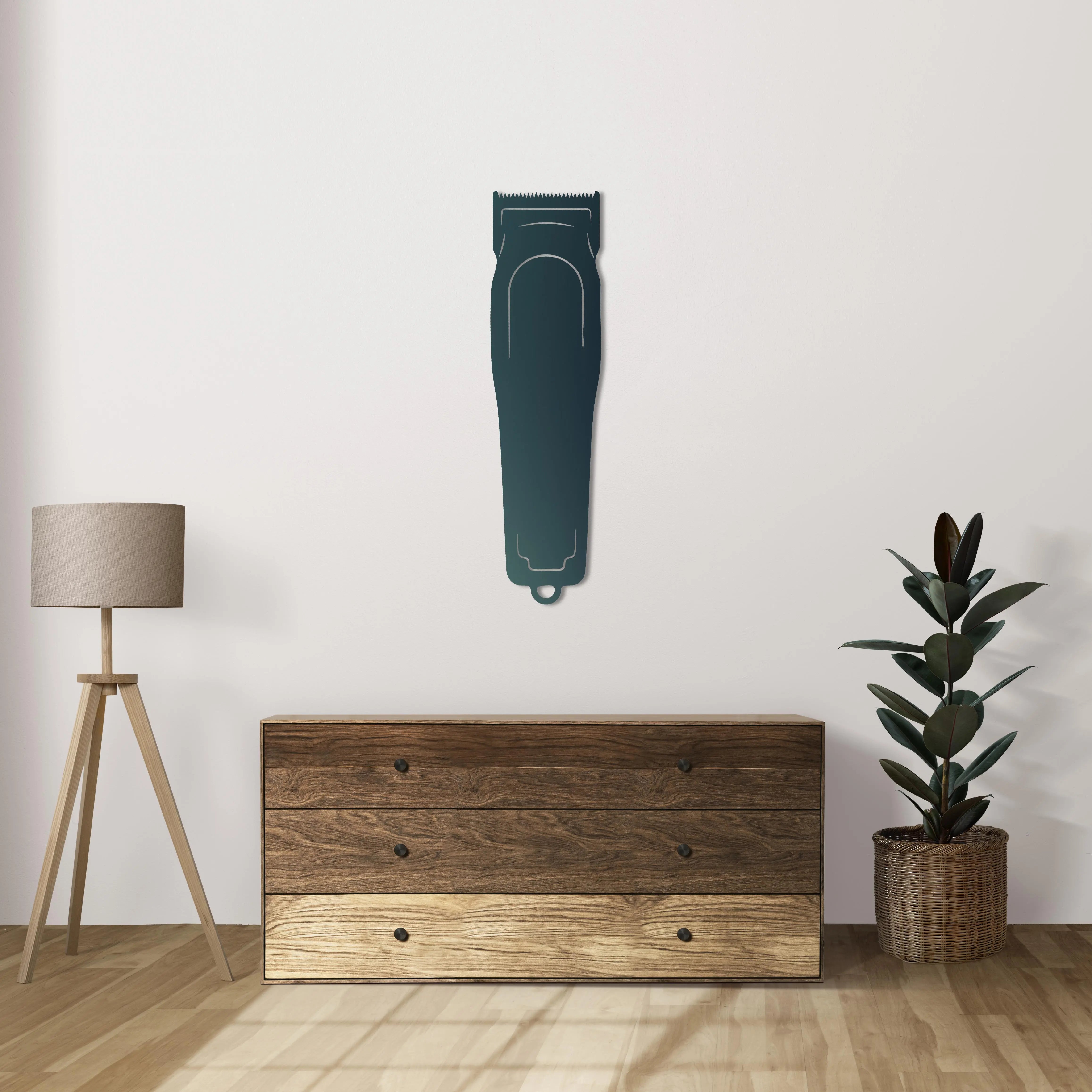 Ustalığın Sesi – Berber Metal Duvar Dekoru Laser Artique