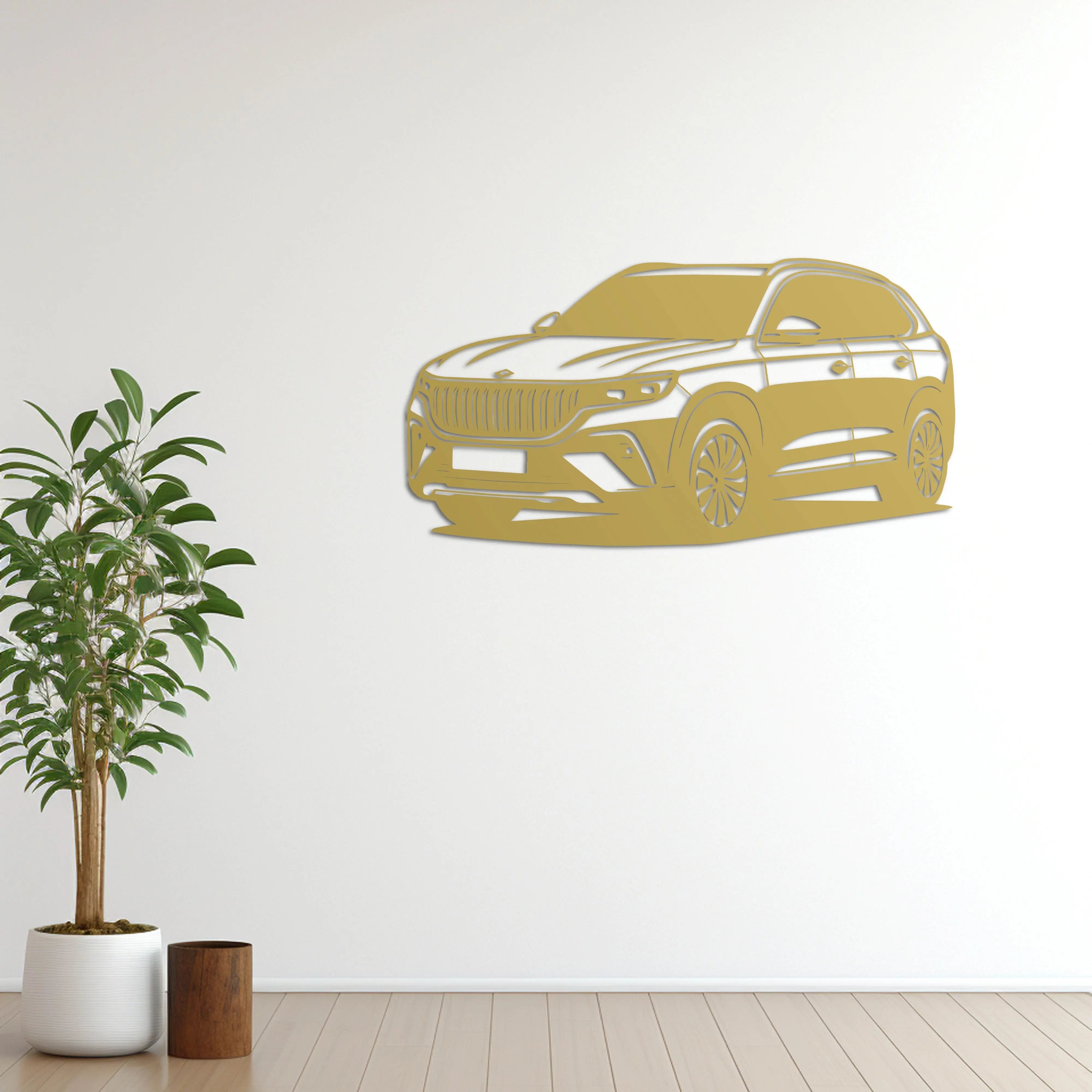 Togg T10X – Araba Metal Duvar Dekoru Laser Artique