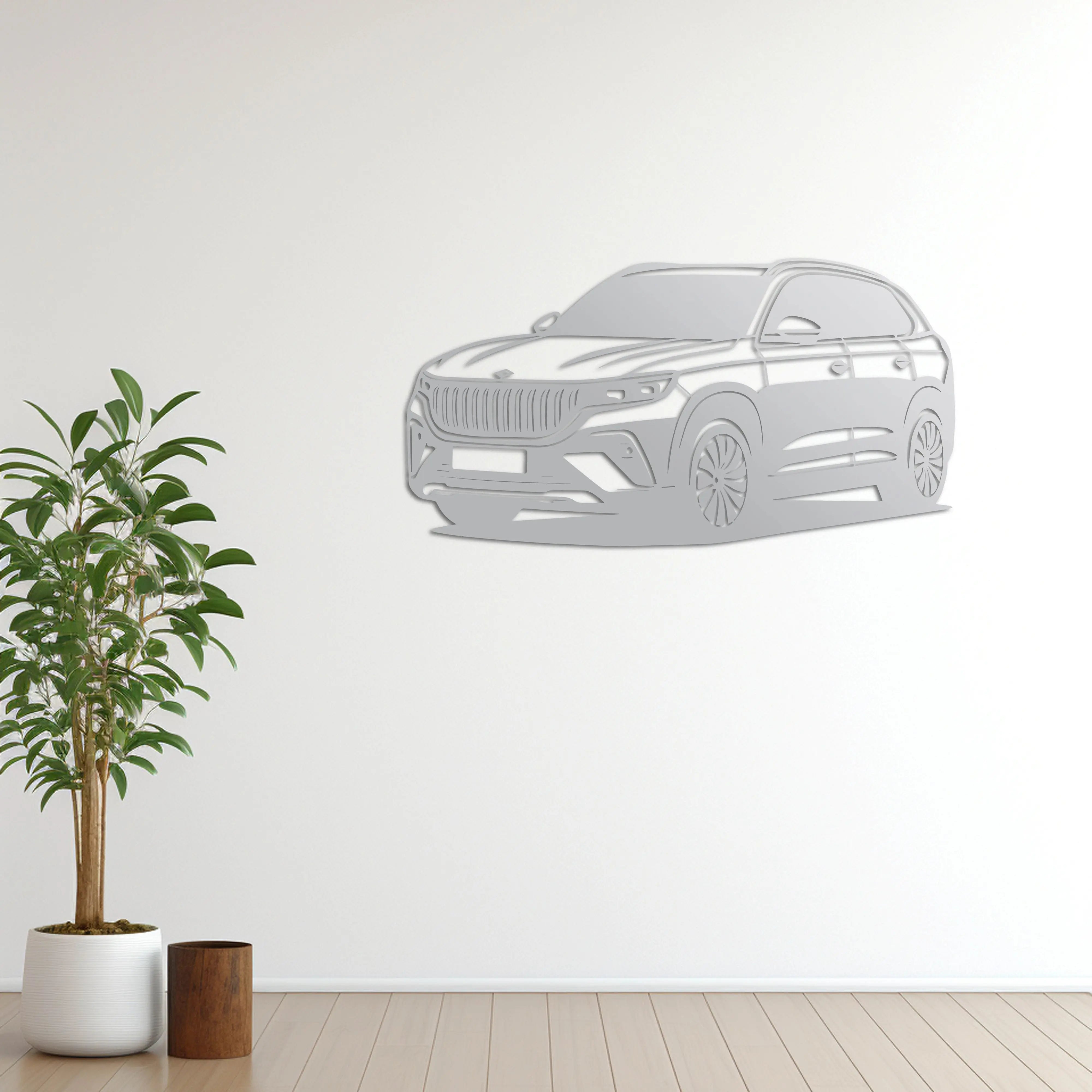 Togg T10X – Araba Metal Duvar Dekoru Laser Artique