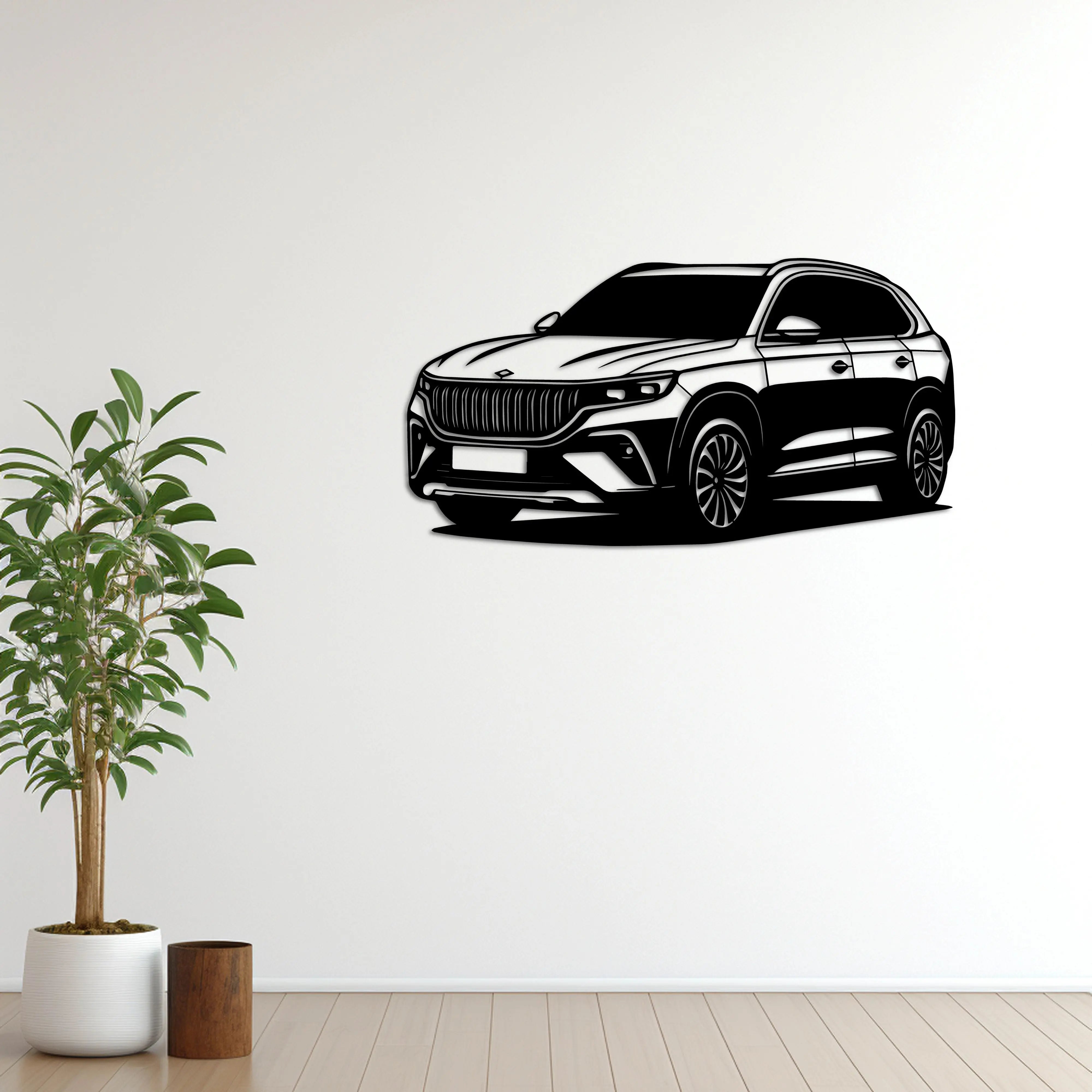 Togg T10X – Araba Metal Duvar Dekoru Laser Artique