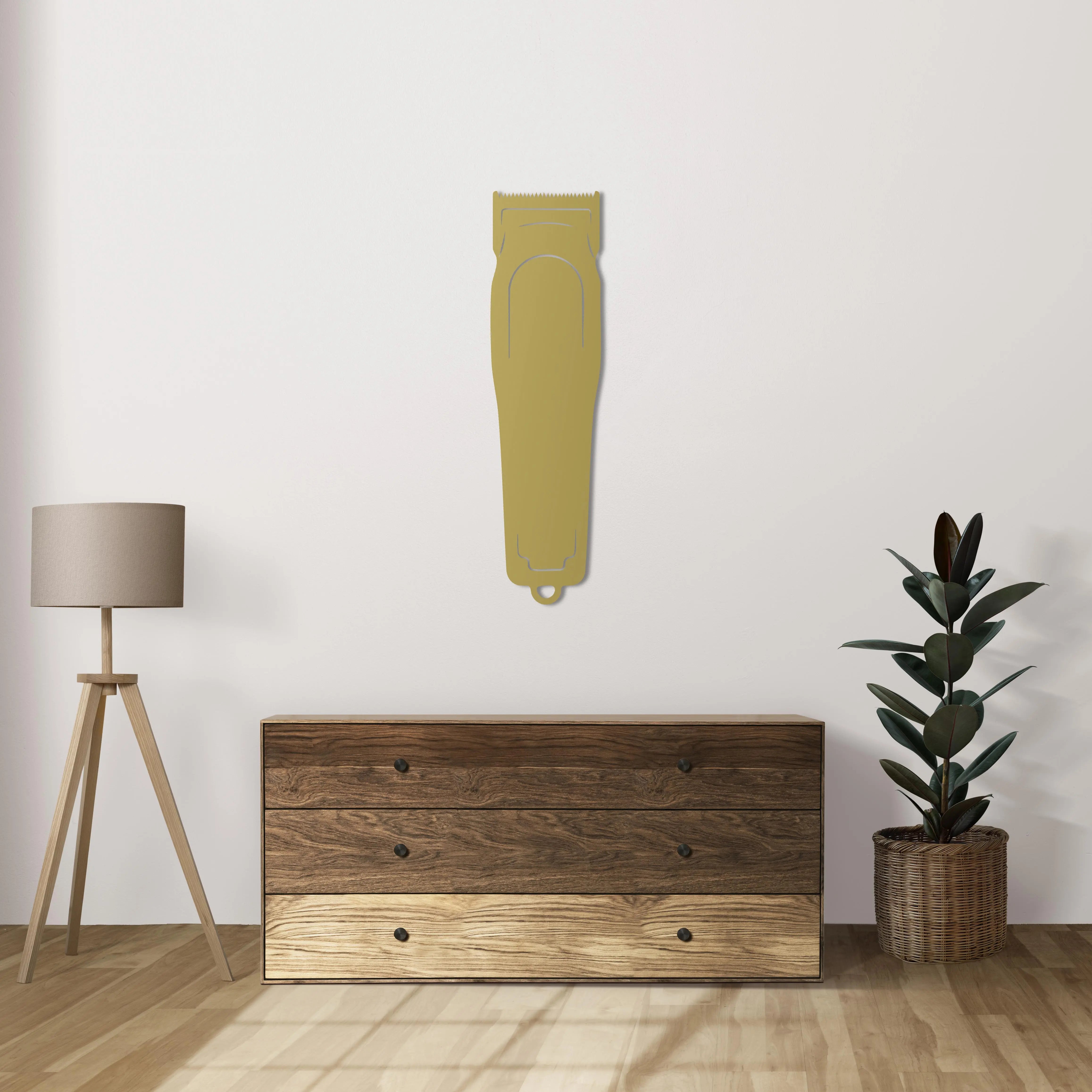 Ustalığın Sesi – Berber Metal Duvar Dekoru Laser Artique