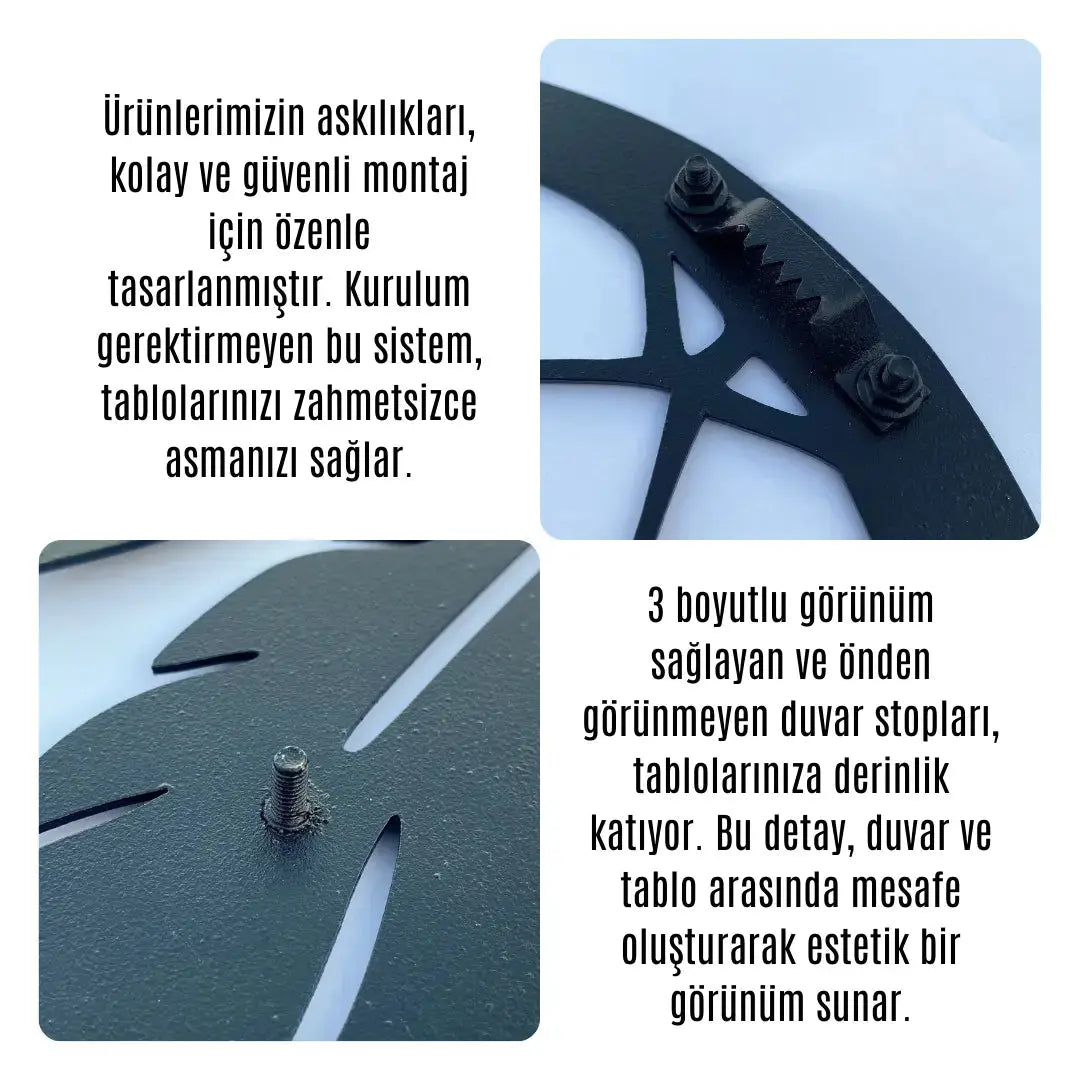 Lotus’un Yolculuğu Metal Duvar Dekoru Laser Artique