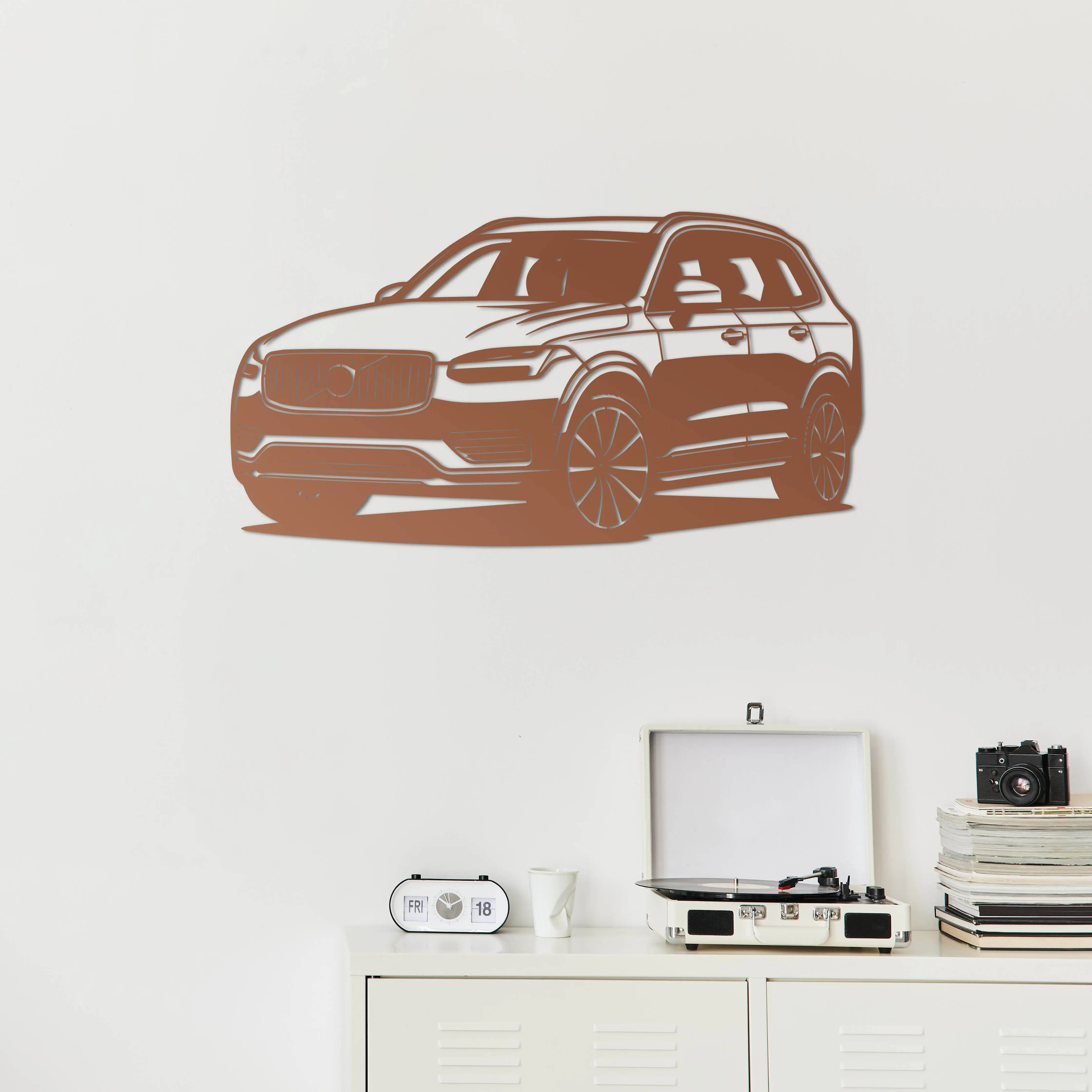 Volvo XC90 – Araba Metal Duvar Dekoru Laser Artique