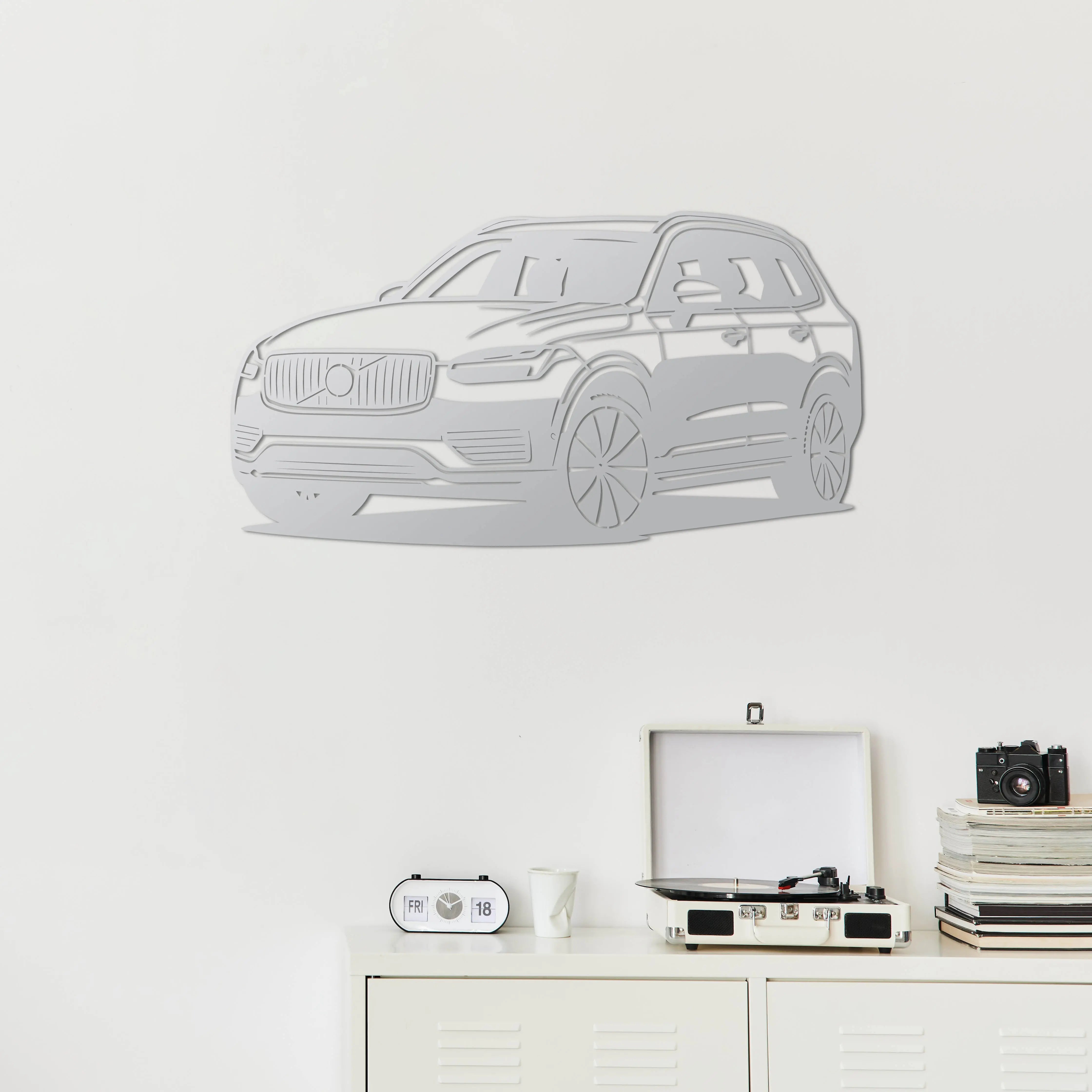 Volvo XC90 – Araba Metal Duvar Dekoru Laser Artique
