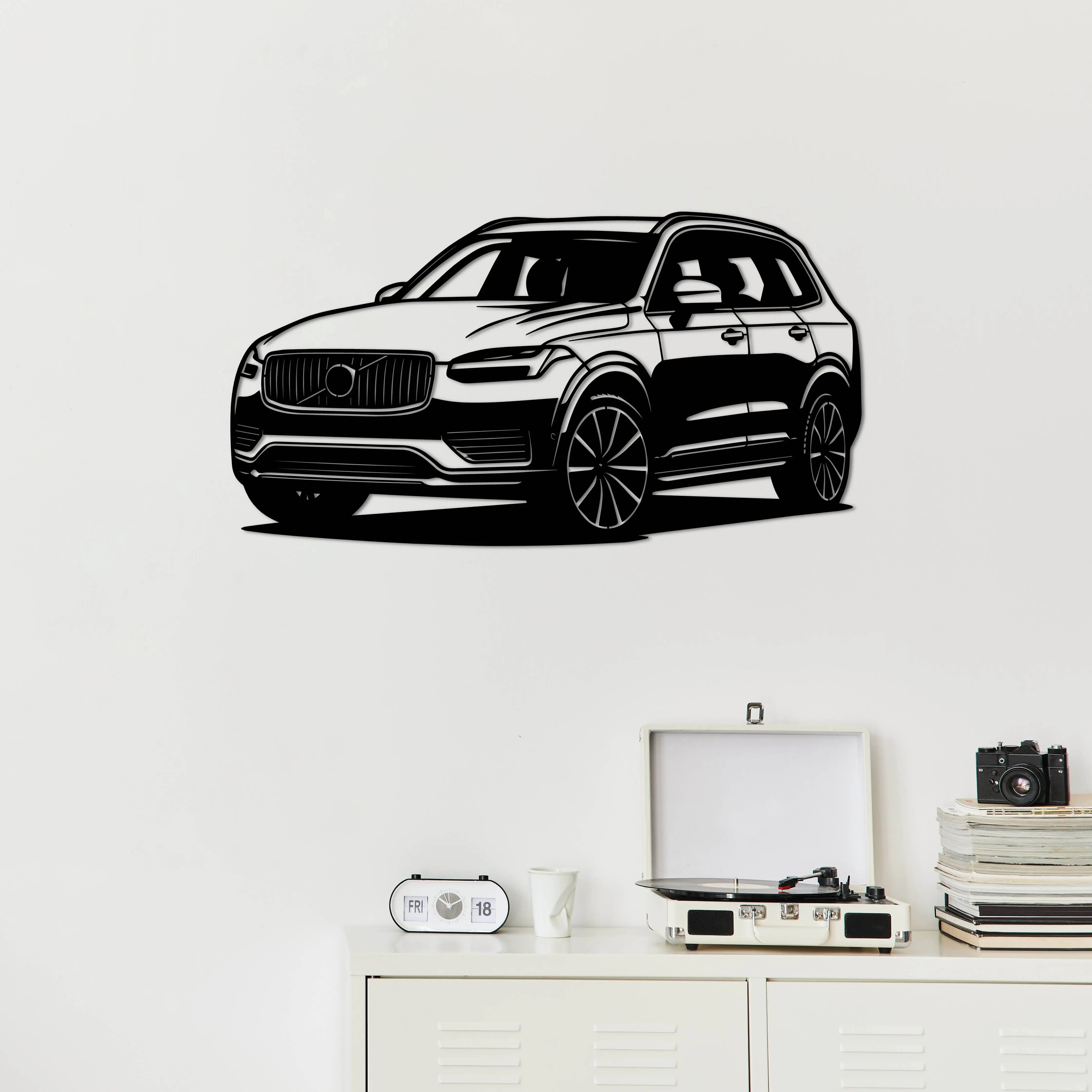 Volvo XC90 – Araba Metal Duvar Dekoru Laser Artique