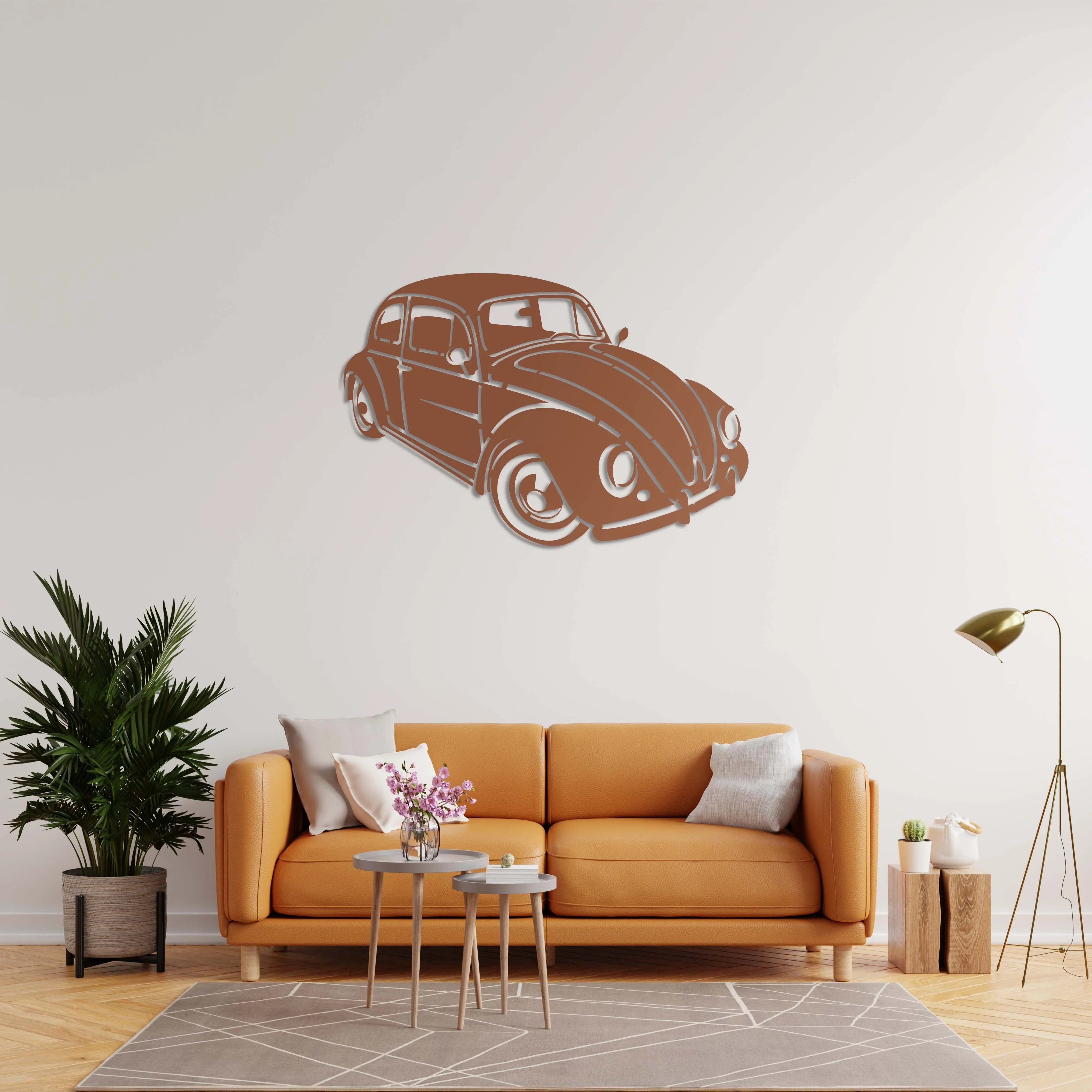 Klasik Vosvos – Araba Metal Duvar Dekoru Laser Artique