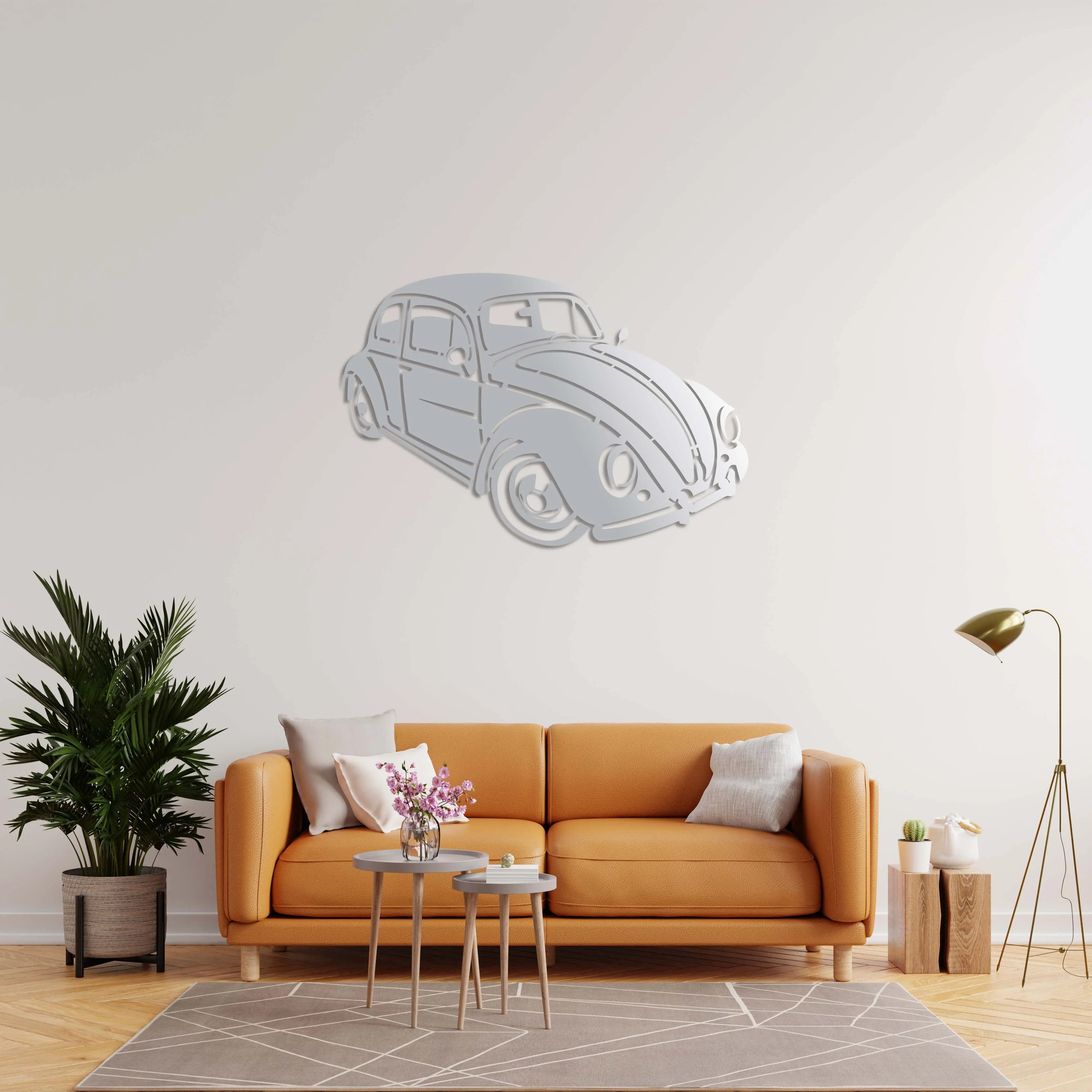 Klasik Vosvos – Araba Metal Duvar Dekoru Laser Artique