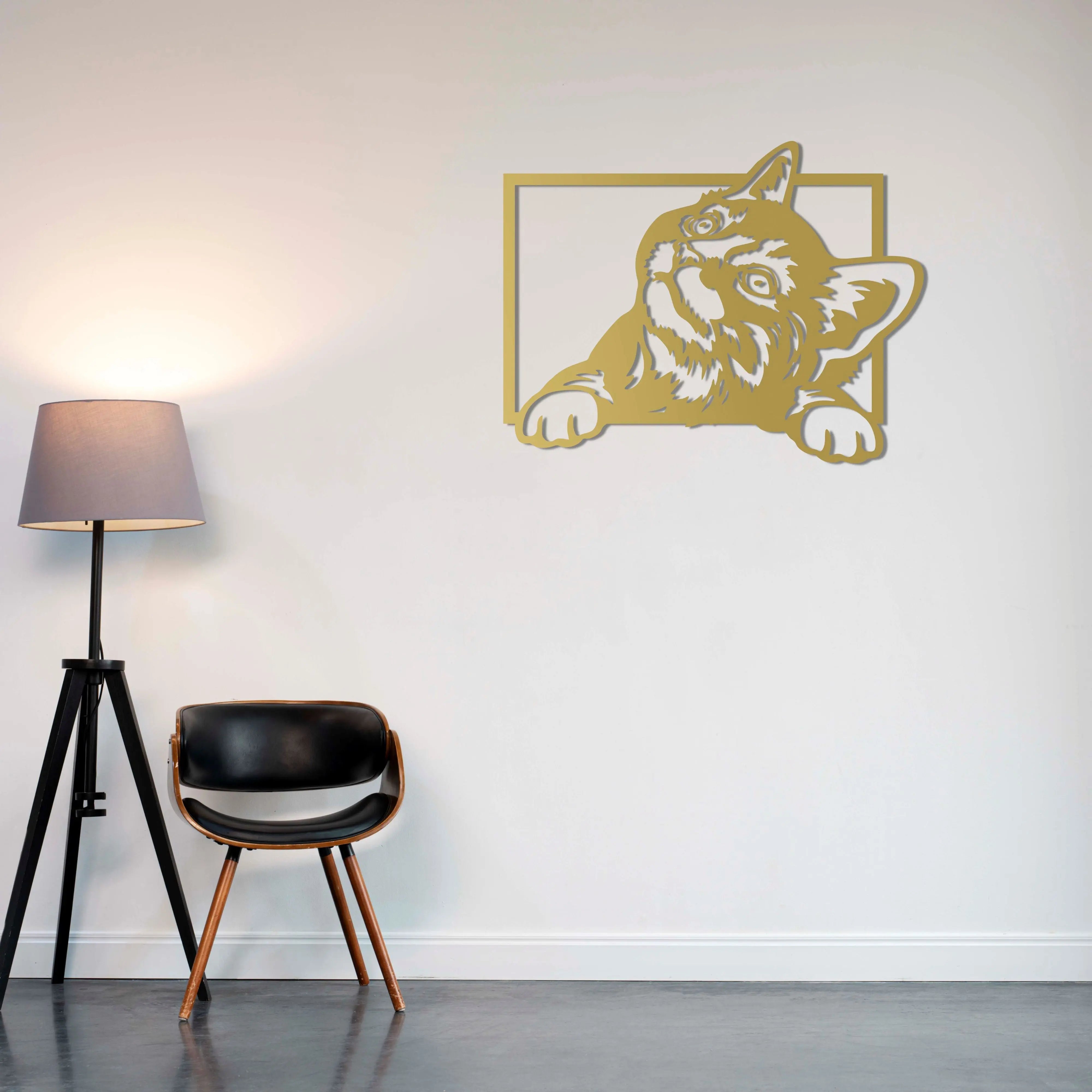 Yaramaz Kedi Metal Duvar Dekoru Laser Artique