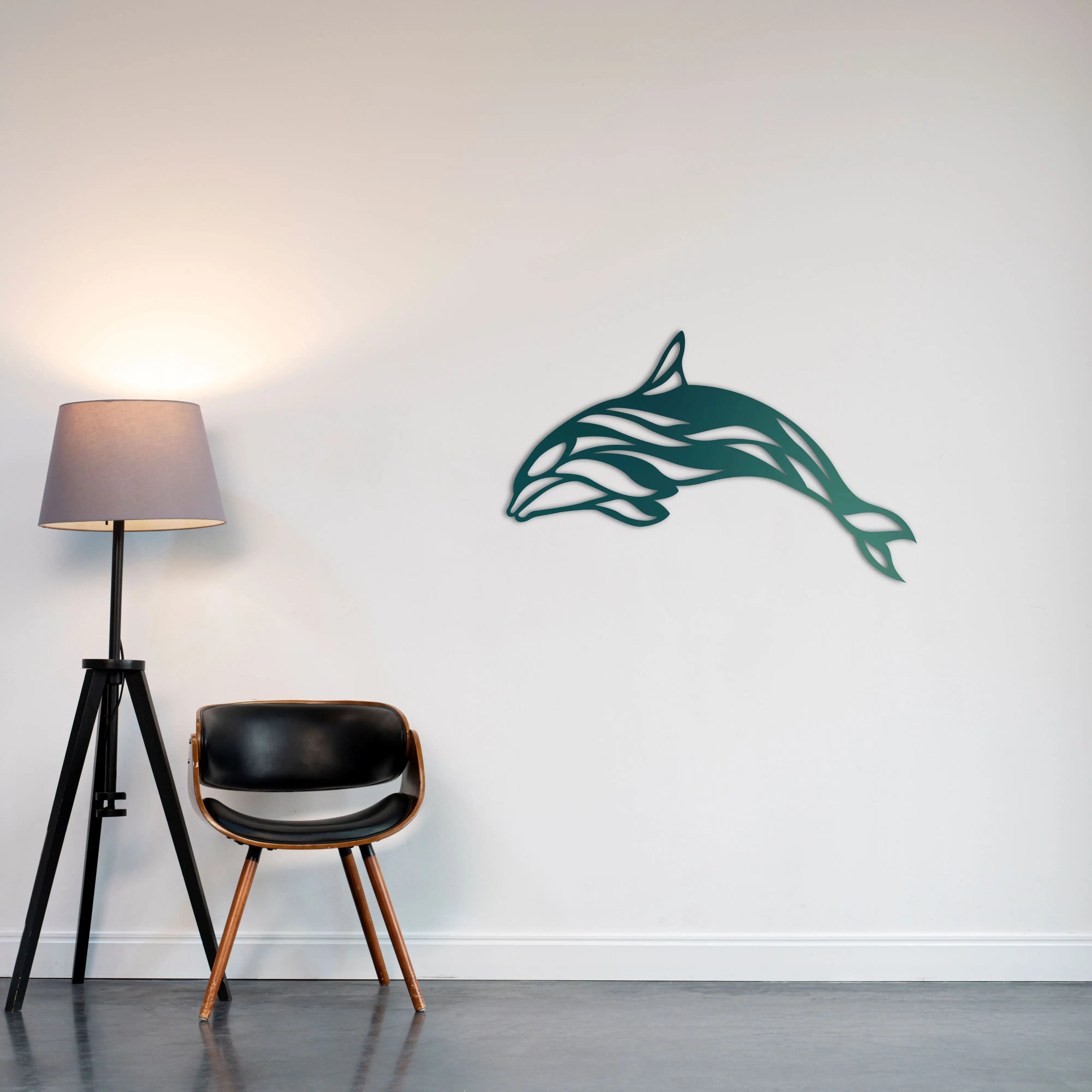 Zarif Yunus Metal Duvar Dekoru Laser Artique