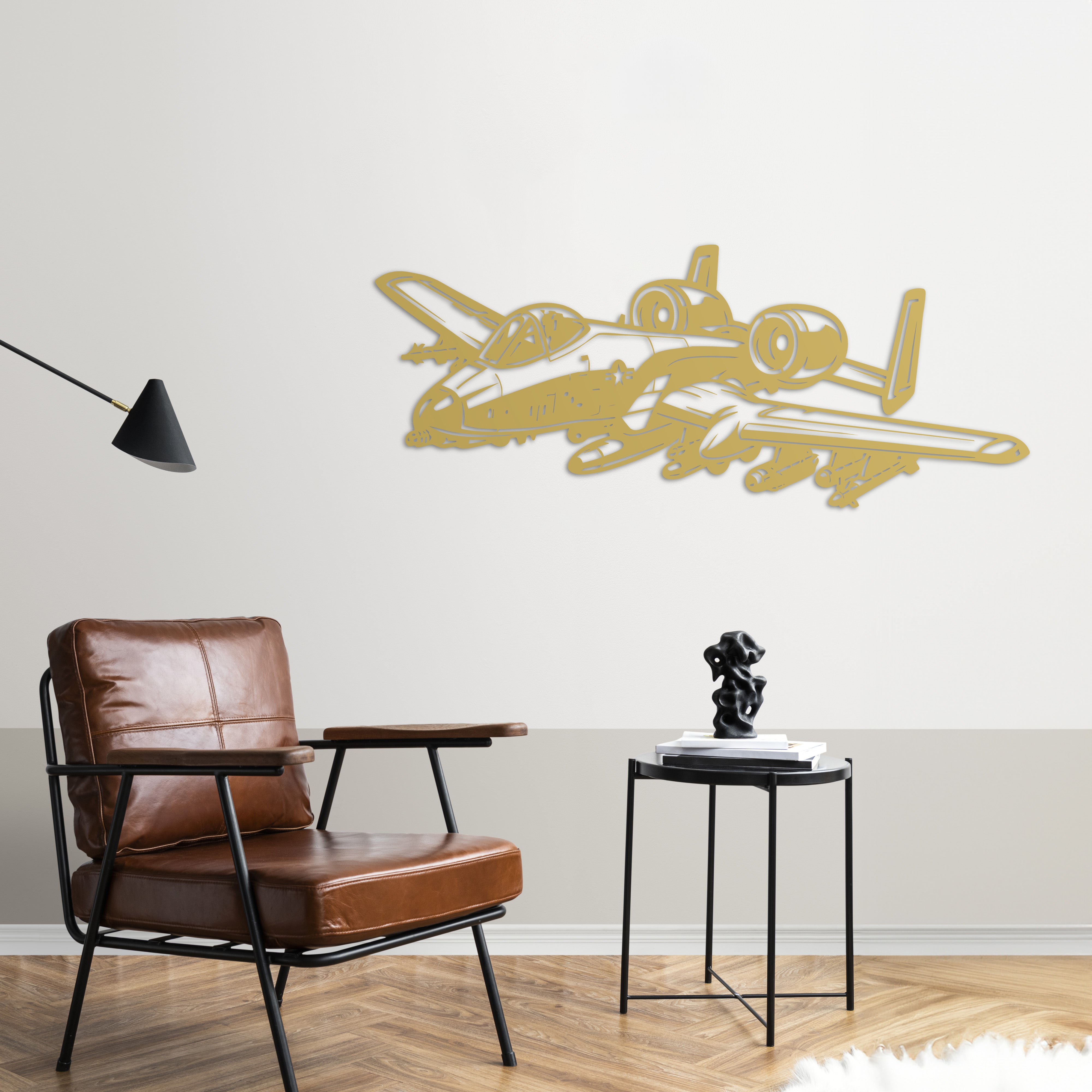 A-10 Thunderbolt – Jet Uçak Metal Duvar Dekoru
